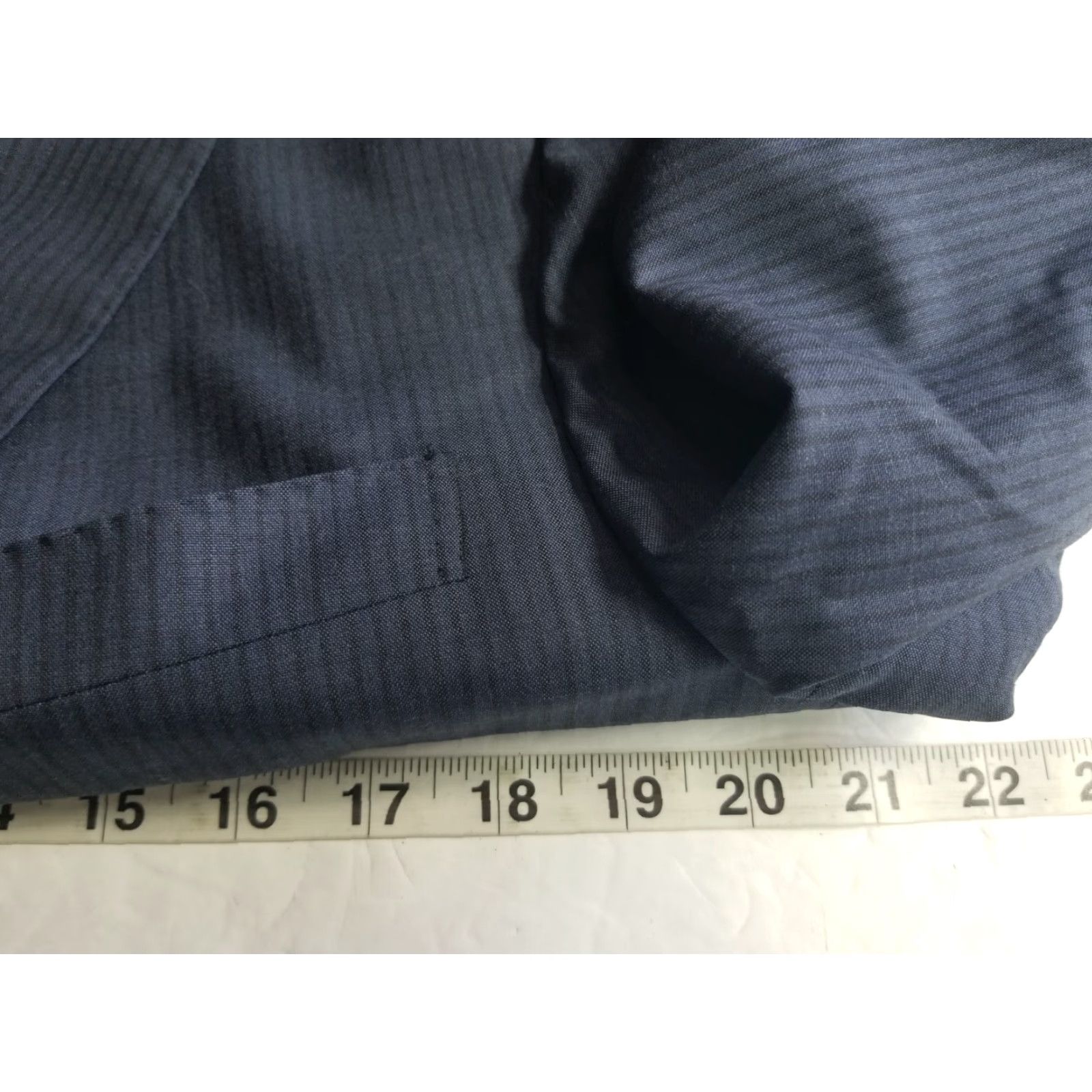 Corneliani Corneliani Blazer Sport 50R Blue Fine Wool Coat Casual Jacket 3 Button Italy Men Blazer Notch Lapel Long Wool Size 50R - 4 Thumbnail