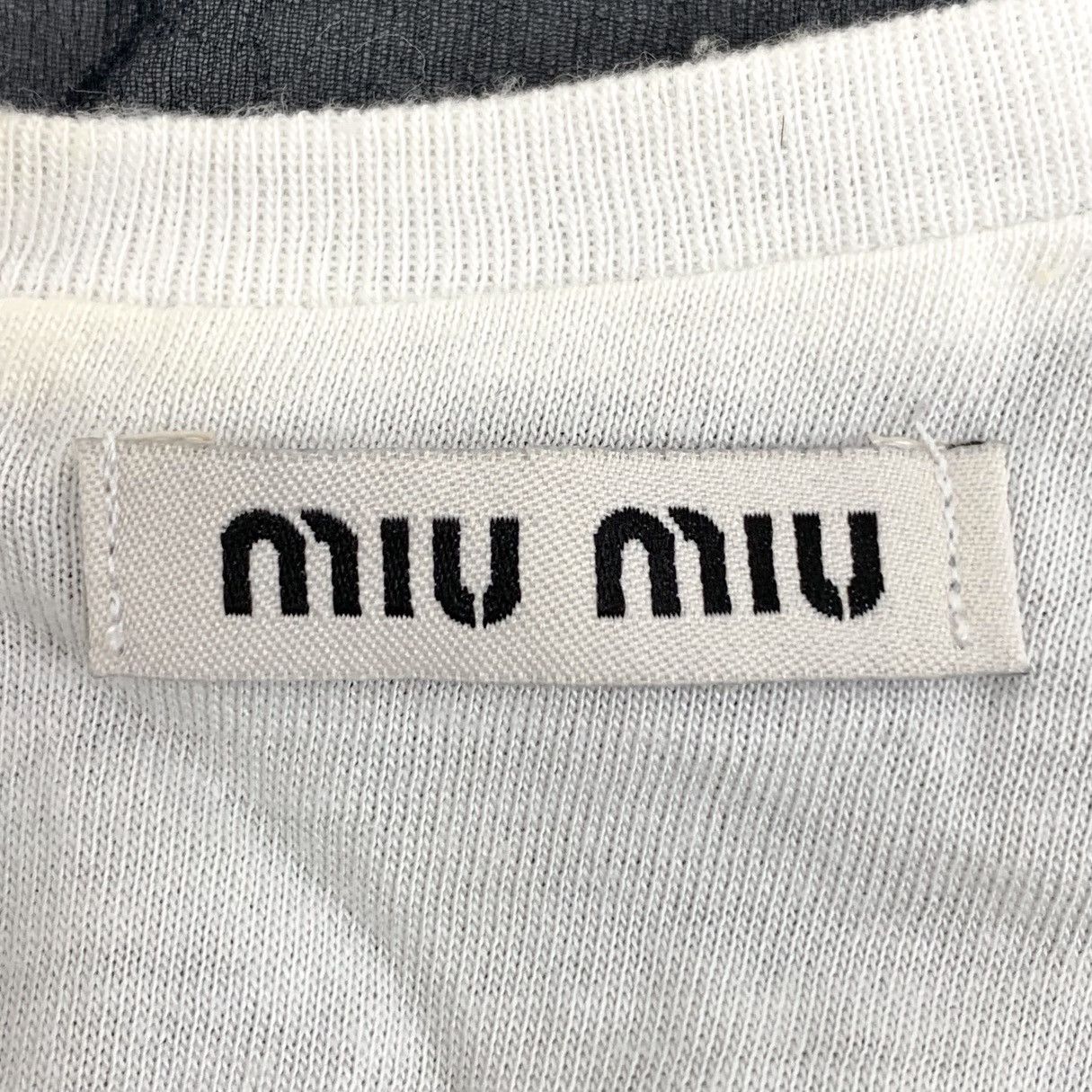 Miu Miu Miu Miu Black Gray Double Layer Silk Camisole Top K26WX Size S / US 4 / IT 40 - 6 Thumbnail