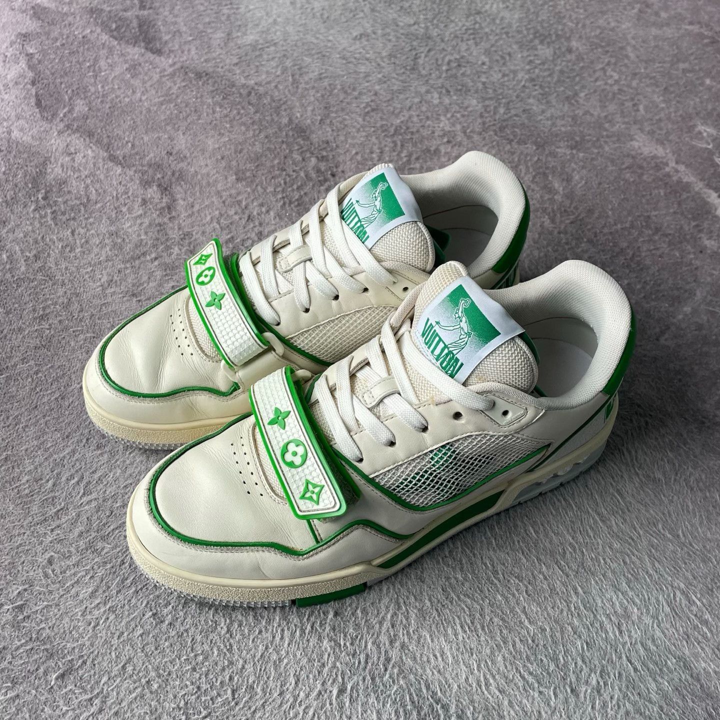 Louis Vuitton Louis Vuitton Training Green Lowtop Sneakers 40 Men Size US 7.5 / EU 40-41 - 1 Thumbnail