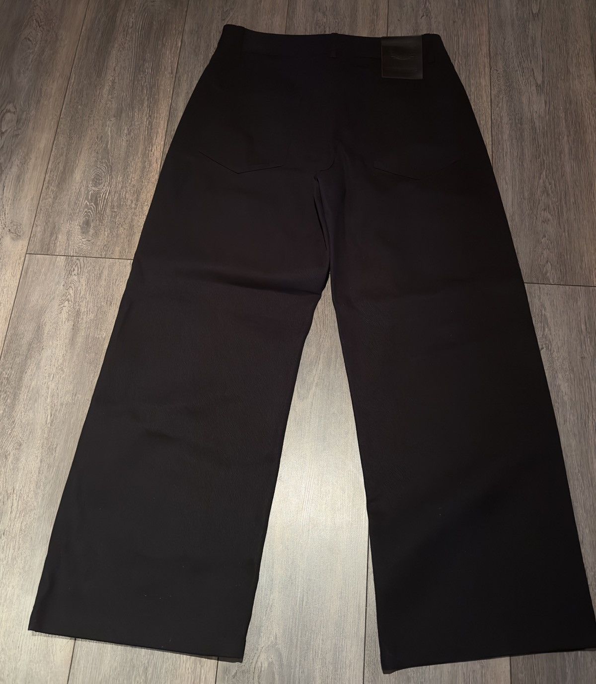 Fred Perry × Raf Simons Brand New Fred Perry Raf Simons Wide Black Jeans Size 34 Size US 34 / EU 50 - 2 Thumbnail