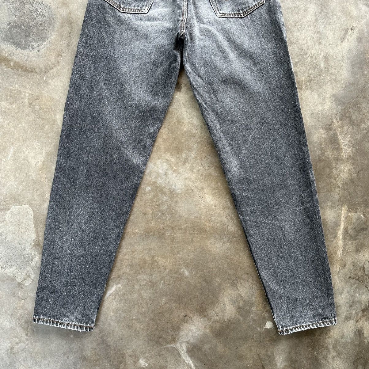 Japanese Brand Vintage Wrangler Faded Black Denim Jean Pant W28 Size US 28 / EU 44 - 12 Thumbnail