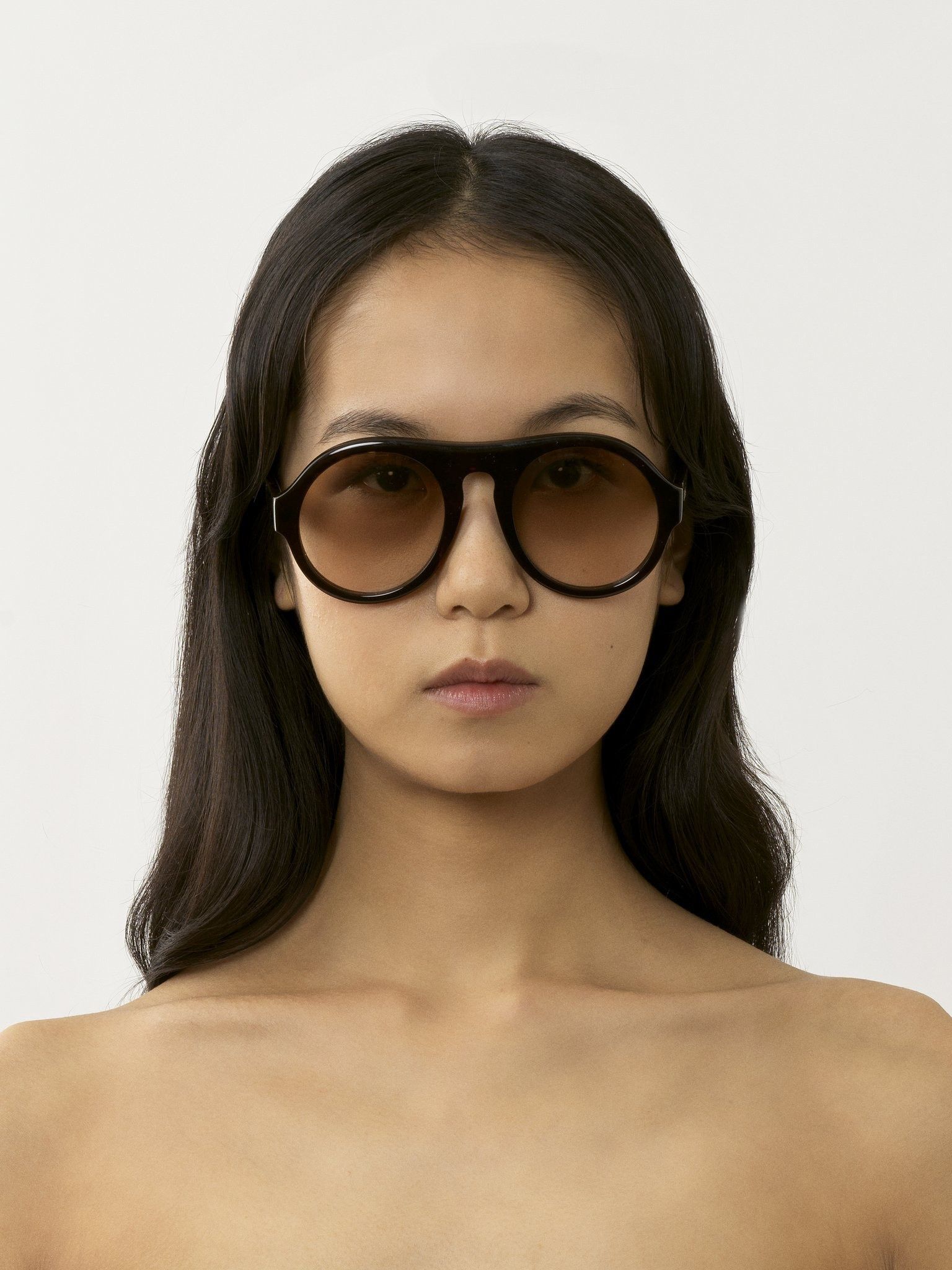 Chloe o1loc1c1024 Size: OS /Gayia Sunglasses in Dark/Havana Size ONE SIZE - 4 Thumbnail