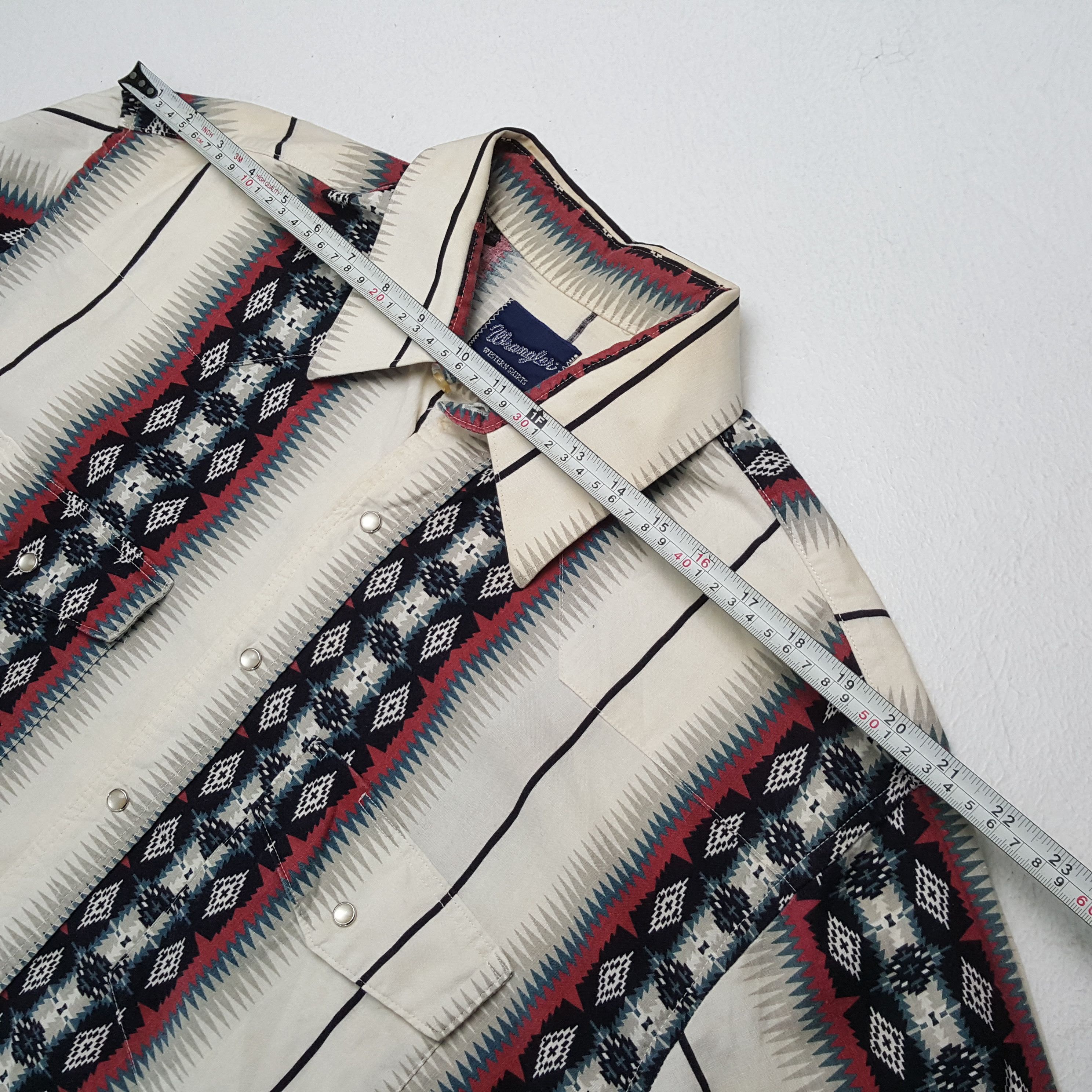 Vintage × Wrangler Vintage WRANGLER American Classic Style Shirts Size US XL / EU 56 / 4 - 4 Thumbnail