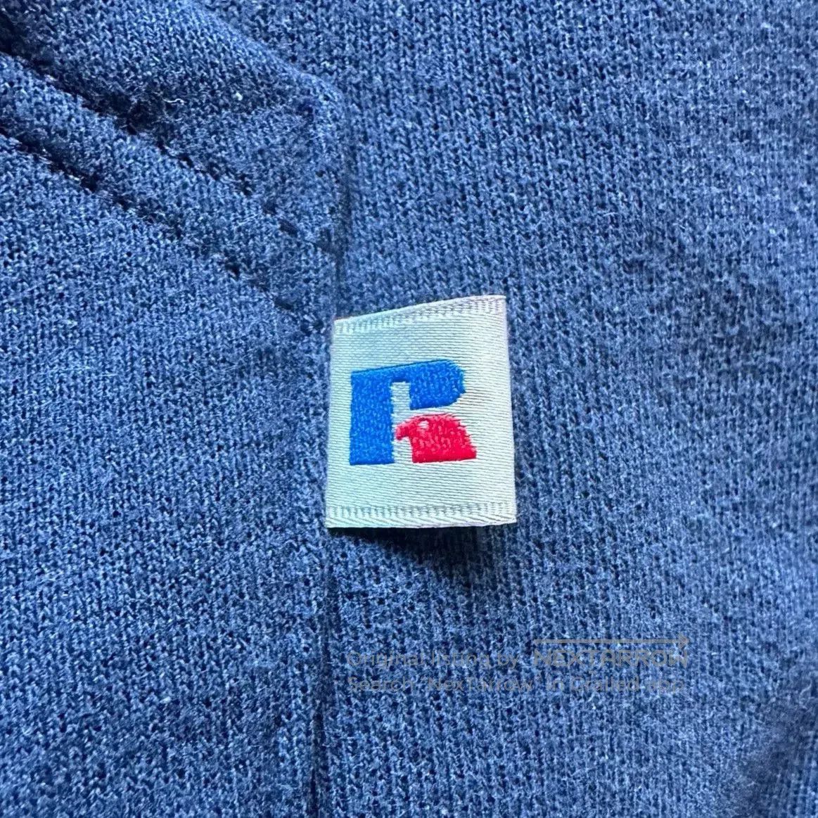 Vintage Russell Vintage Faded Zip Hoodie. Size US M / EU 48-50 / 2 - 4 Thumbnail