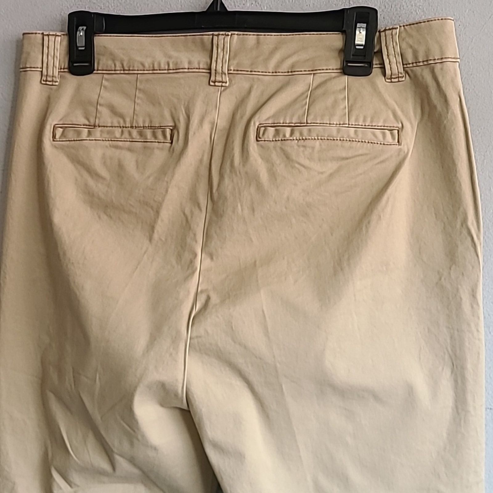 Other NEW women's size 10 chino pants ankle short khaki trouser Size 32" / US 10 / IT 46 - 5 Thumbnail