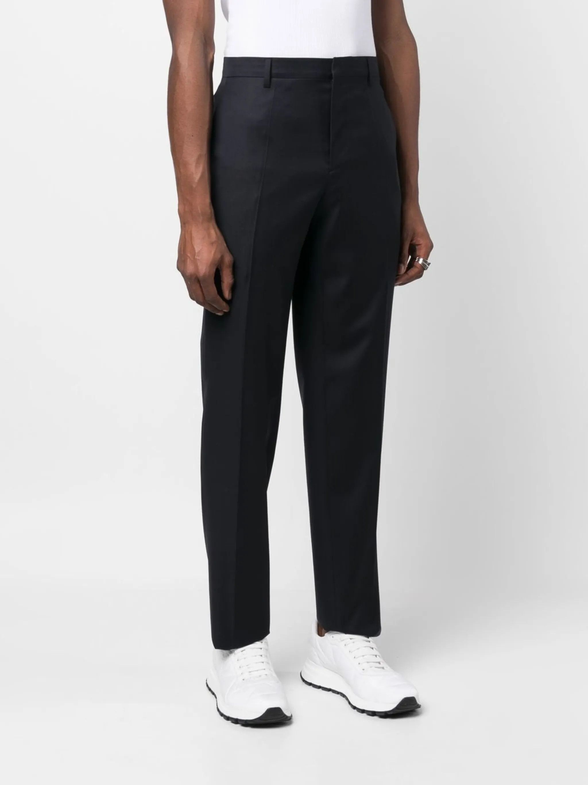 Lanvin o1y0125 Casual Pant in Midnight Blue Size US 34 / EU 50 - 2 Thumbnail