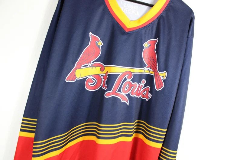 Maillot Vintage St. Louis Cardinals – Rawlings MLB Taille L, Fabriqué Aux USA