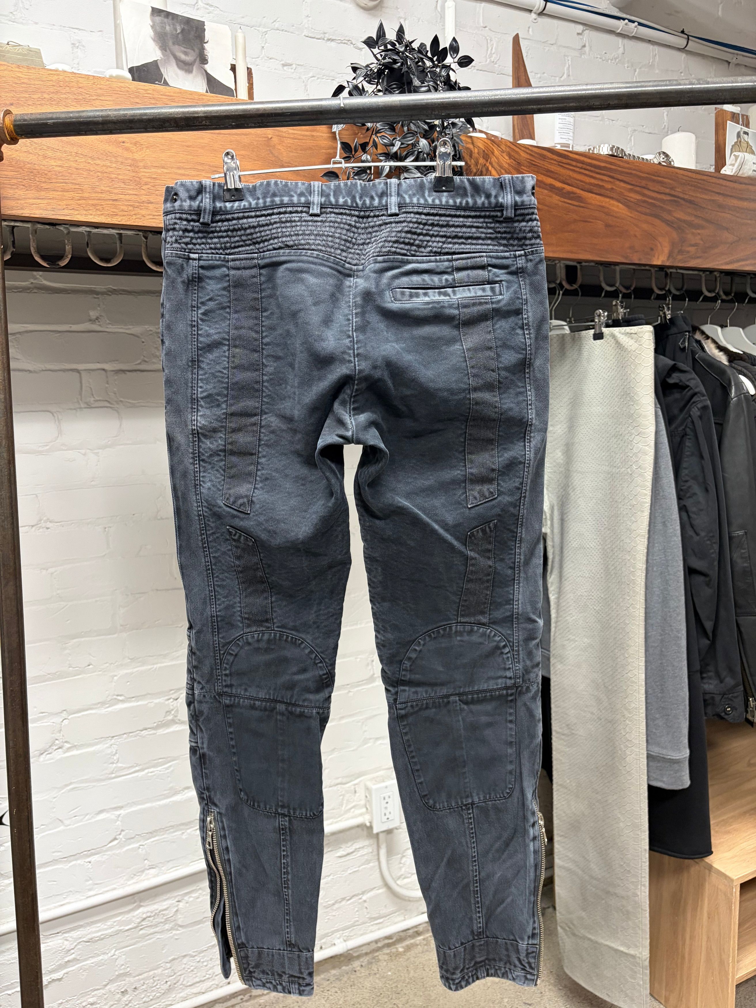 Dries Van Noten Dries Van Noten ‘Rustic Blue’ Biker Denim Size US 32 / EU 48 - 4 Thumbnail