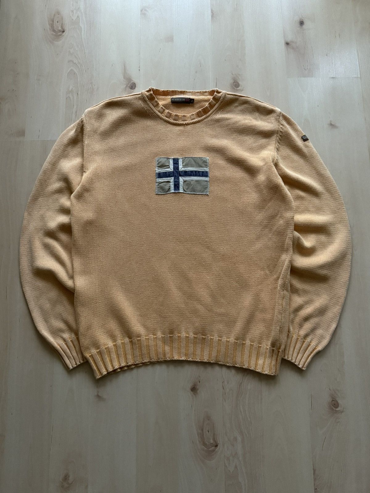 Napapijri knit vintage flag sweater