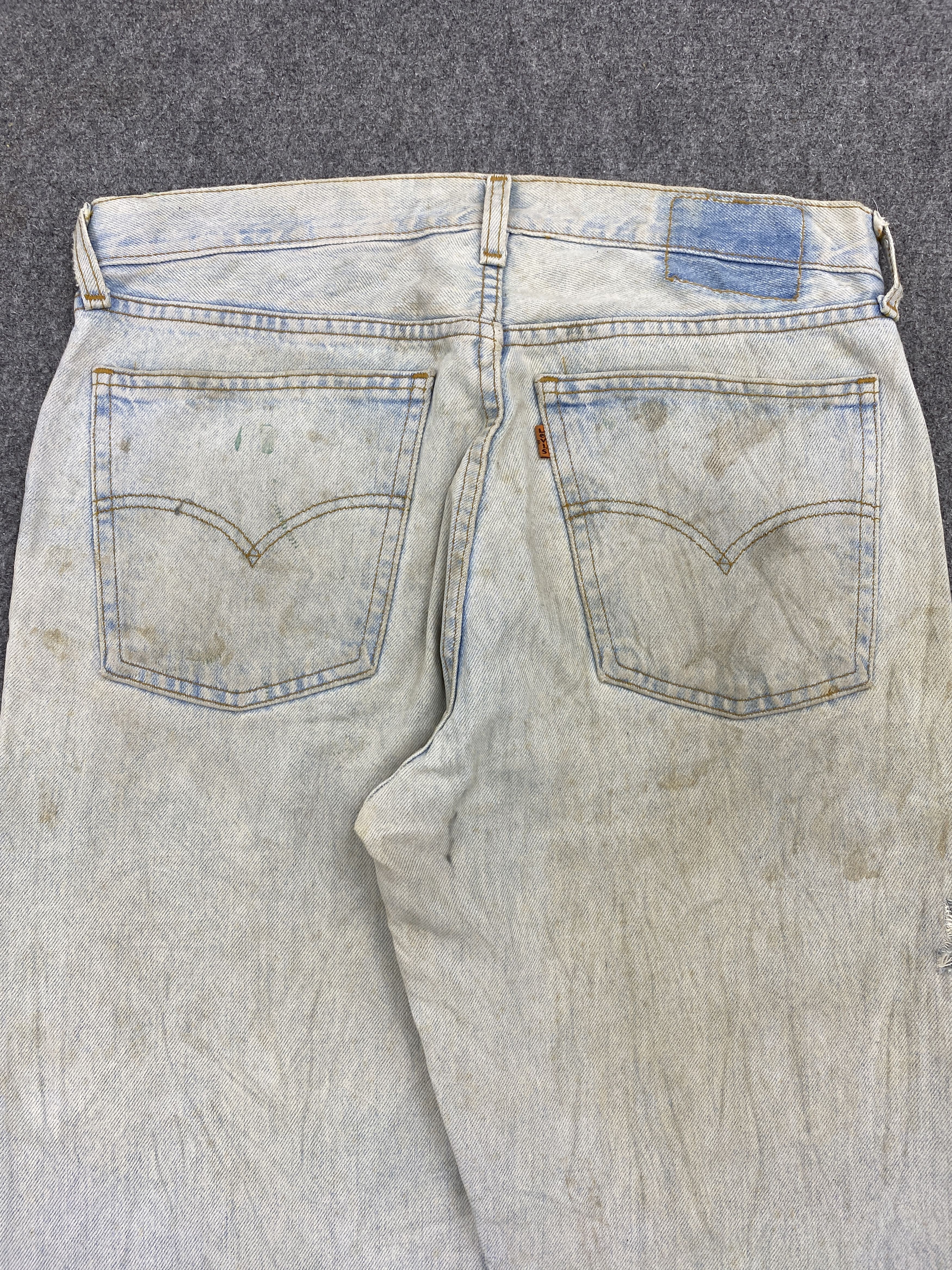 Levi's Vintage 90s Levis 615 Orange Tab Light Wash Jeans S0031 Size US 33 - 4 Thumbnail
