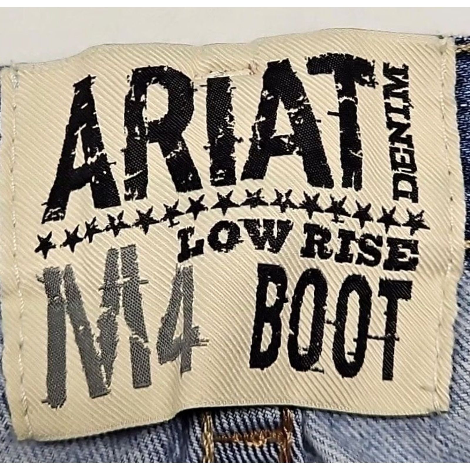 Ariat Ariat Men's Jeans Bootcut Low Rise Distressed Cowboy Denim Blue 38x38 Size US 38 / EU 54 - 7 Thumbnail