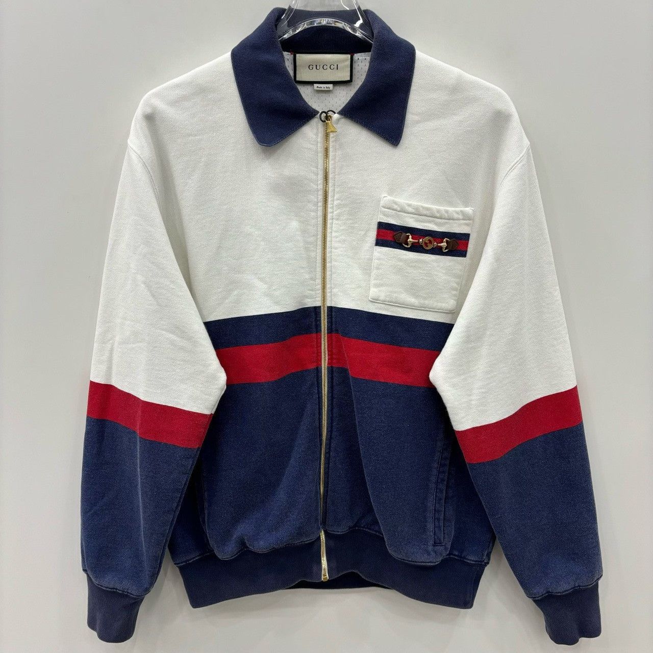 Gucci Gucci Washed Stripe Zip Jacket Size XS / US 0-2 / IT 36-38 - 1 Thumbnail