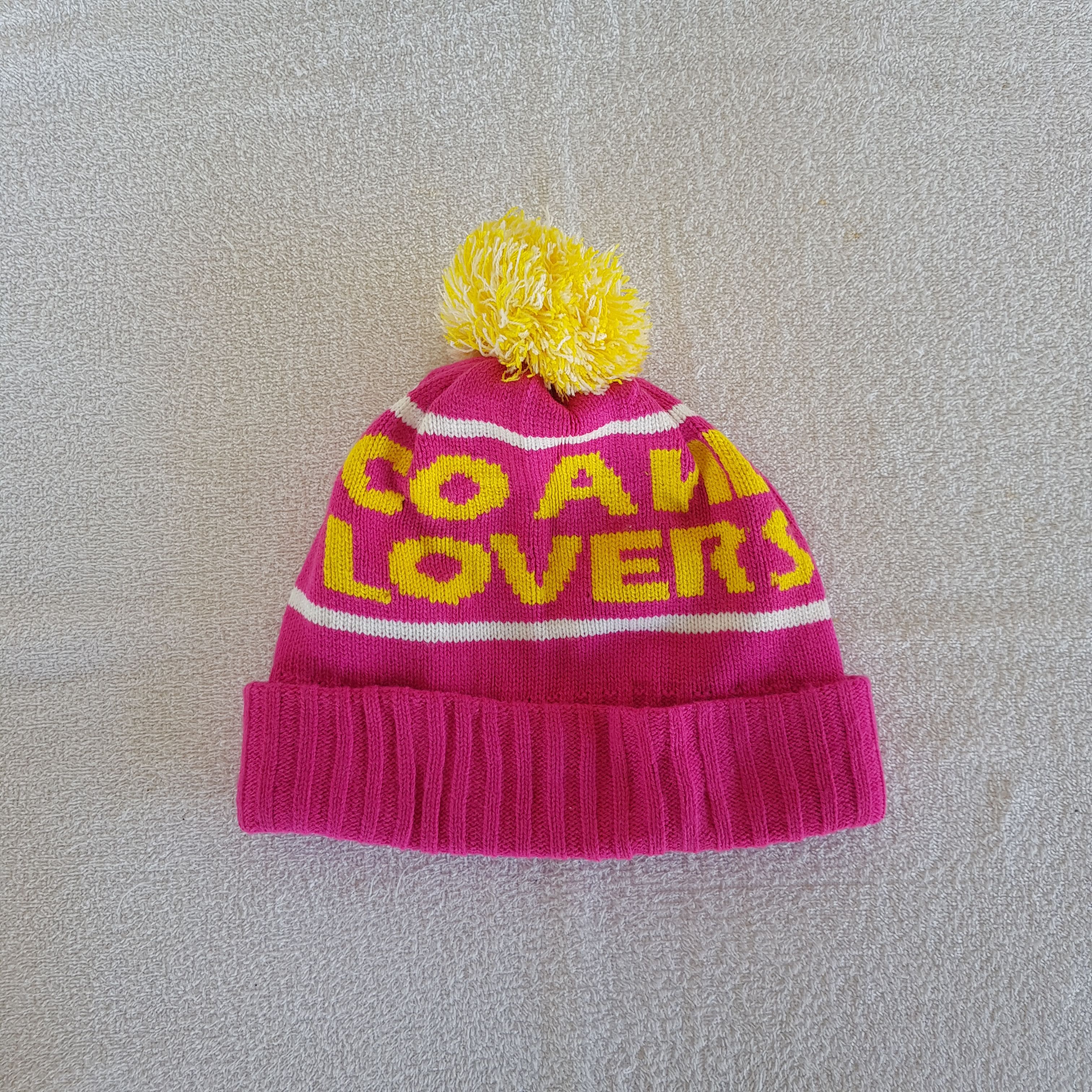 Japanese Brand Vintage Co Lu Beanie Japanese Ribbed Knit Isle Snow Caps Hat Size ONE SIZE - 1 Thumbnail