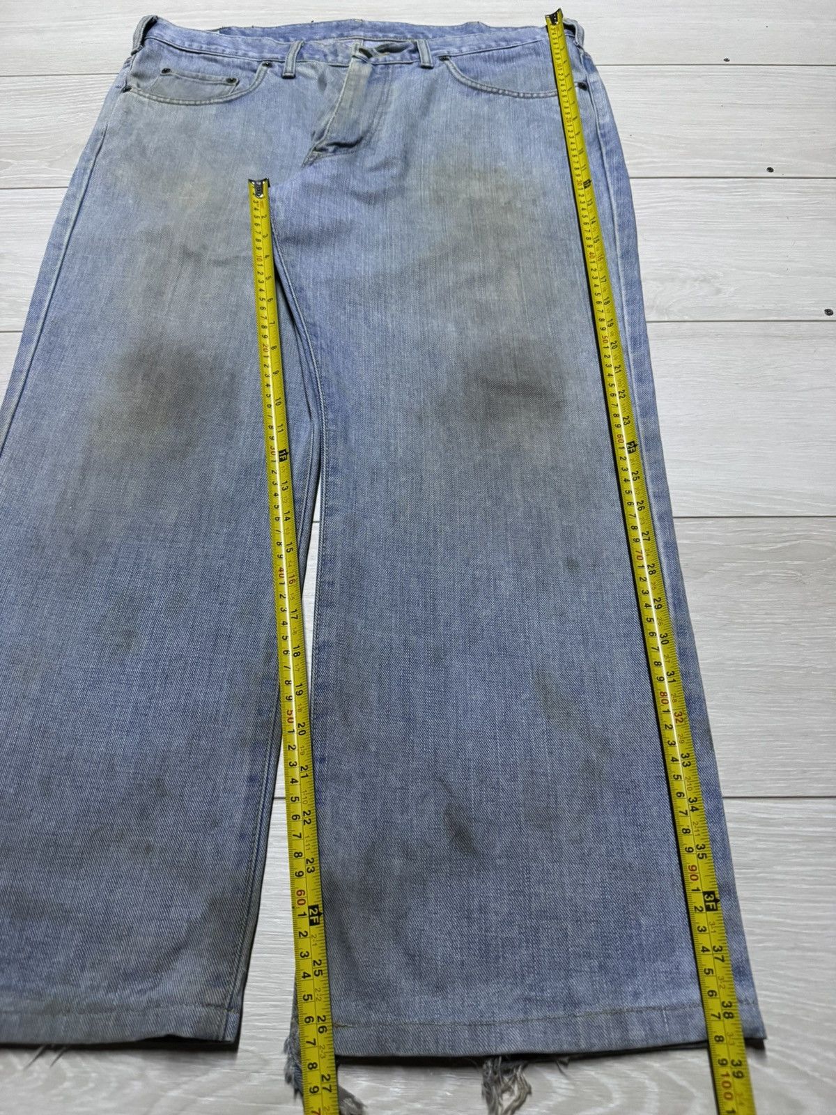 Edwin Vintage Japanese Edwin 403 Grunge Distressed Baggy Jeans Size US 38 / EU 54 - 15 Thumbnail