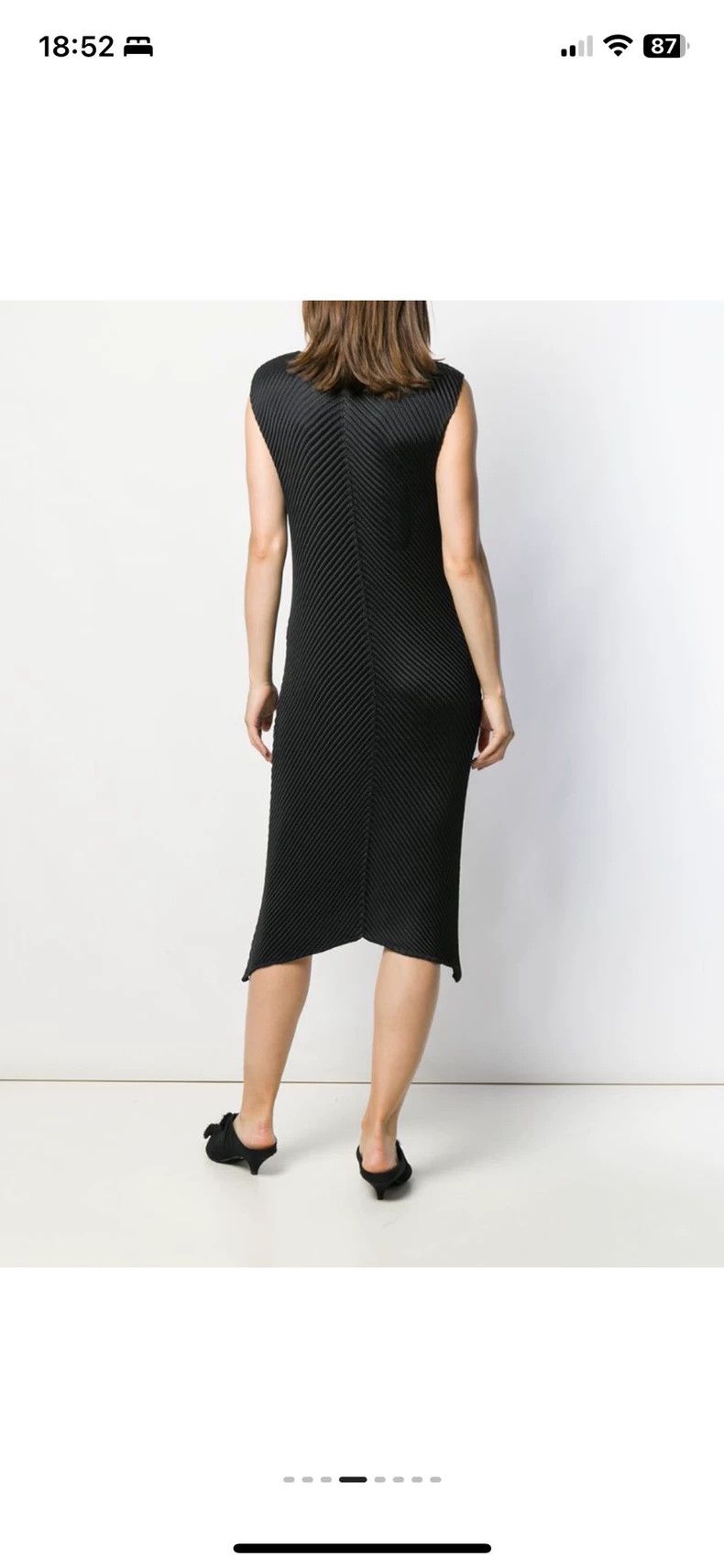 Issey Miyake Issey Miyake Black fishtail dress Size M / US 6-8 / IT 42-44 - 8 Thumbnail