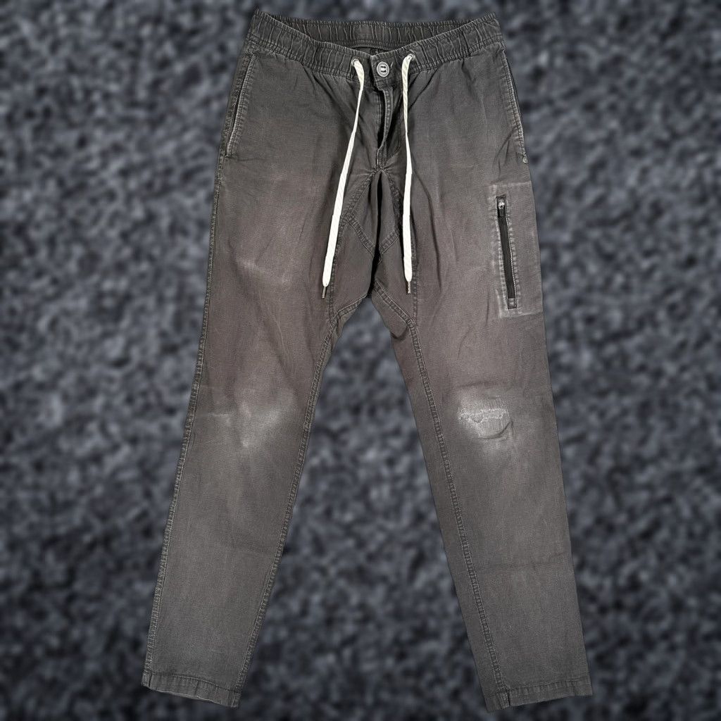 Vuori VUORI The Rise The Shine Jogger Pants Mens Small Gray Elastic Waist Pockets Zip Front Drawstring Relaxed Fit Tapered Leg Casual Travel Size US 29 - 1 Thumbnail