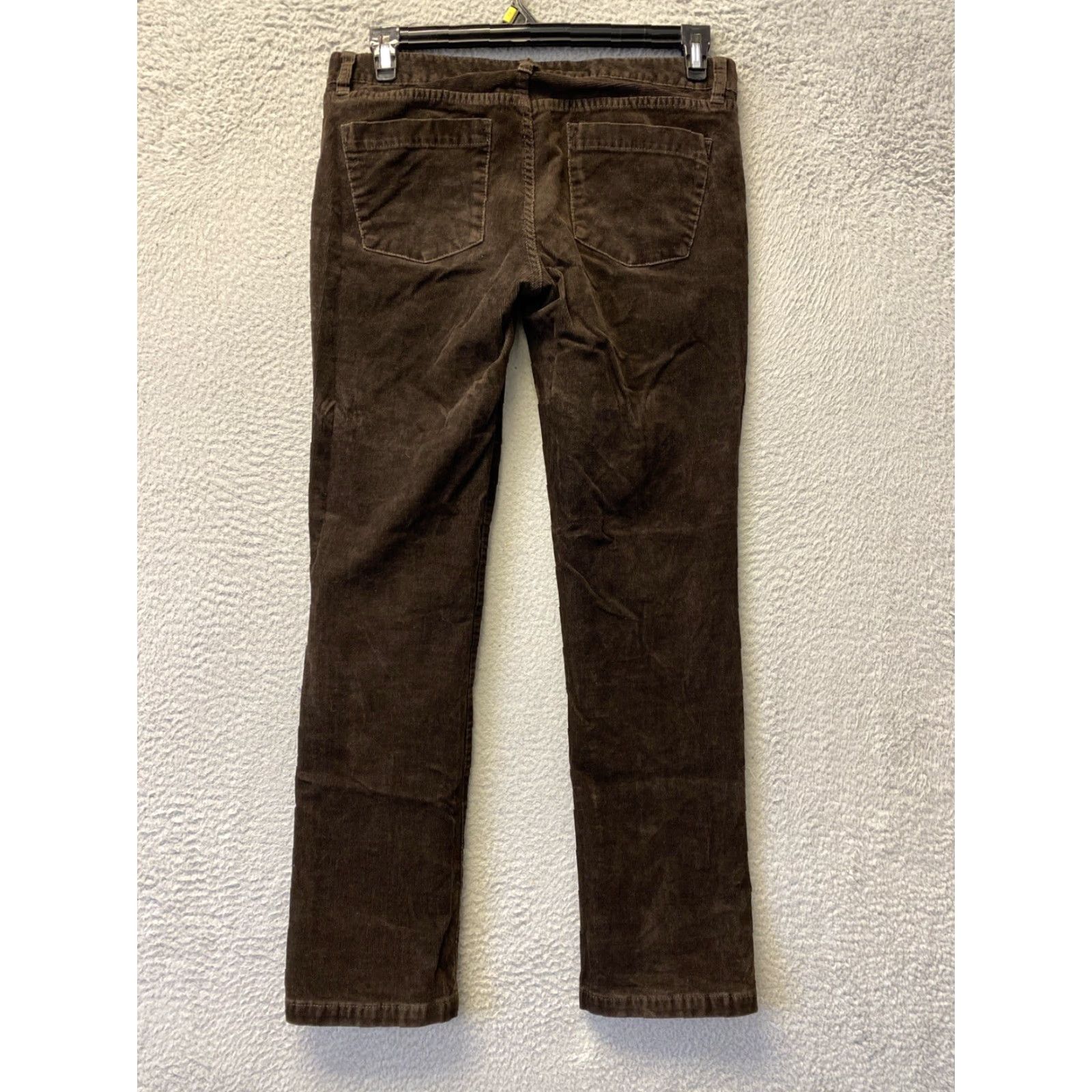 Vintage J Crew Corduroy Pants Women's 32X30 Brown Skinny High Rise Size 32" / US 10 / IT 46 - 6 Thumbnail