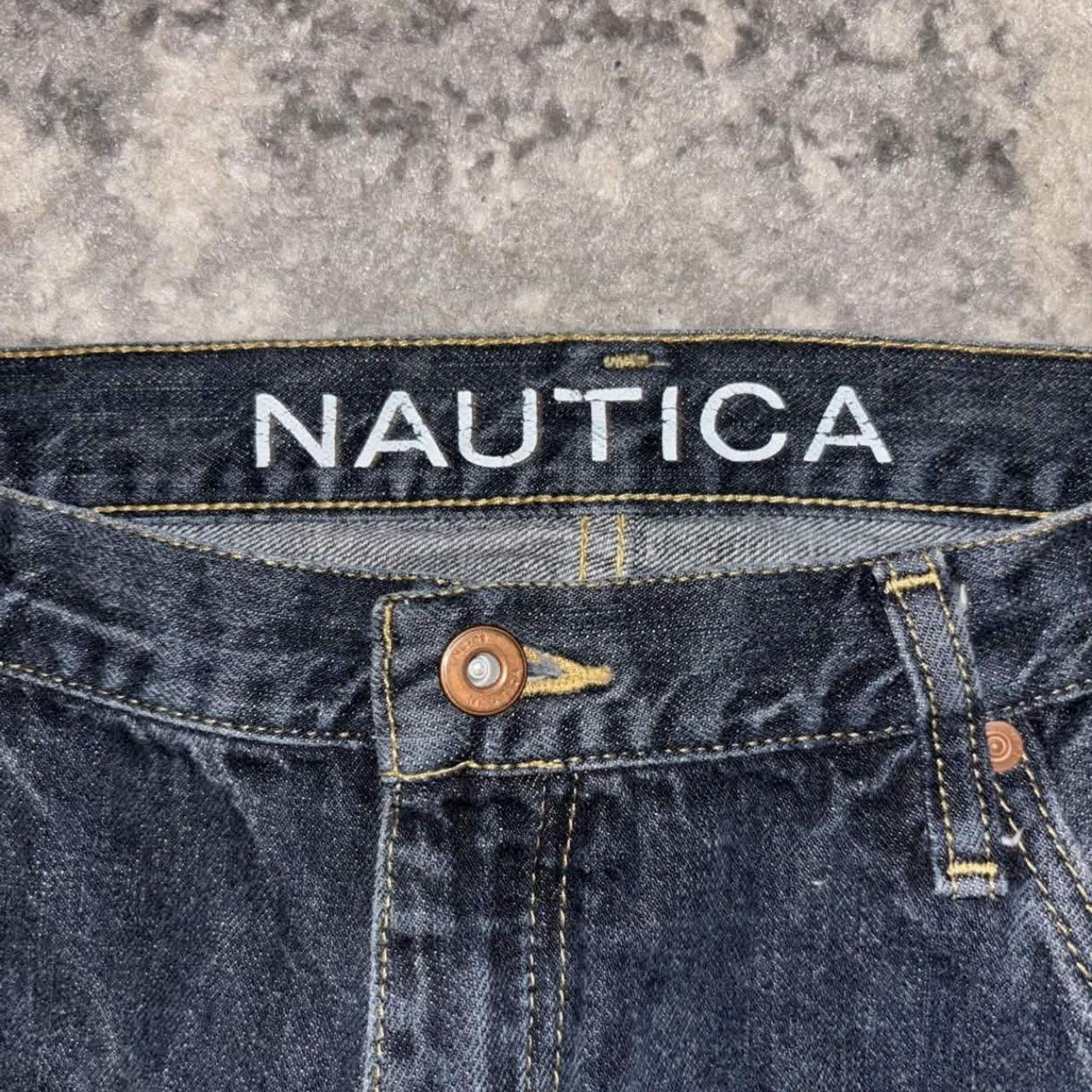 Nautica Y2K Nautica Jeans Dark Wash Denim Size US 36 / EU 52 - 5 Thumbnail