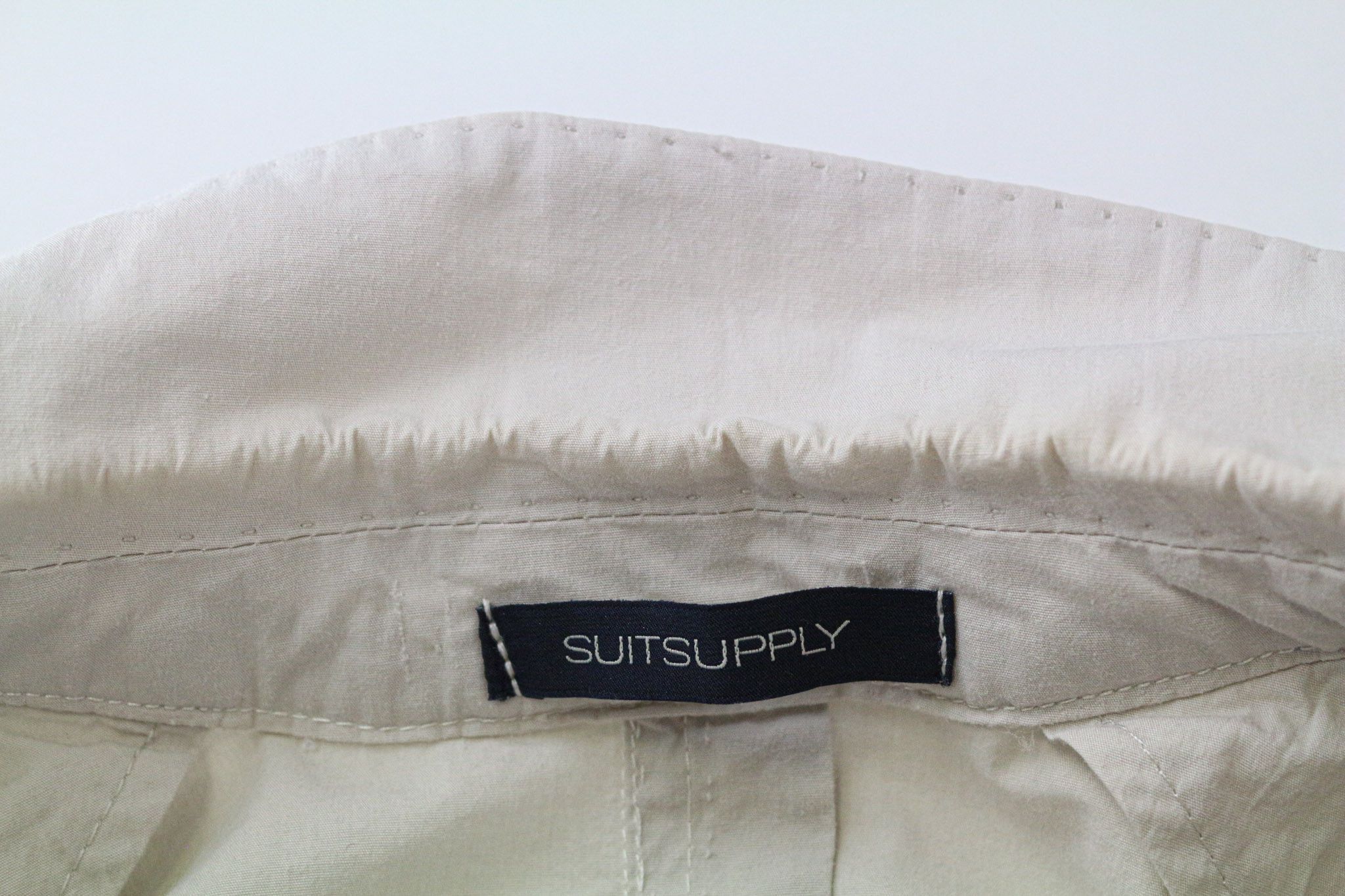 Suitsupply LAZIO PATCH UK36R Beige Cotton Slim Suit 75301 Size 36R - 6 Thumbnail