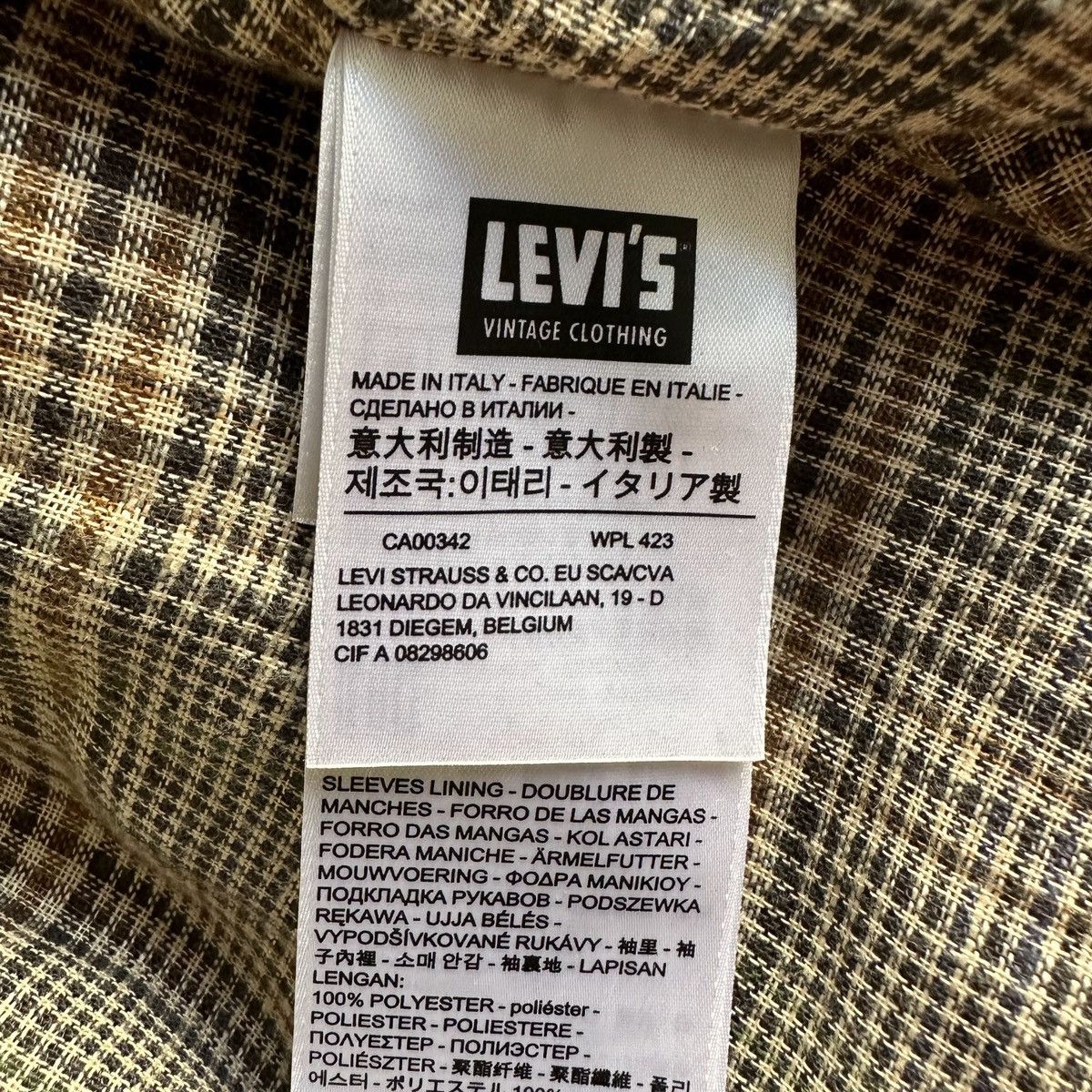 Levi's × Levi's Vintage Clothing 🔥Levi's LVC “Rye” Sheep Leather Jacket (Size S)🔥 Size US S / EU 44-46 / 1 - 13 Thumbnail