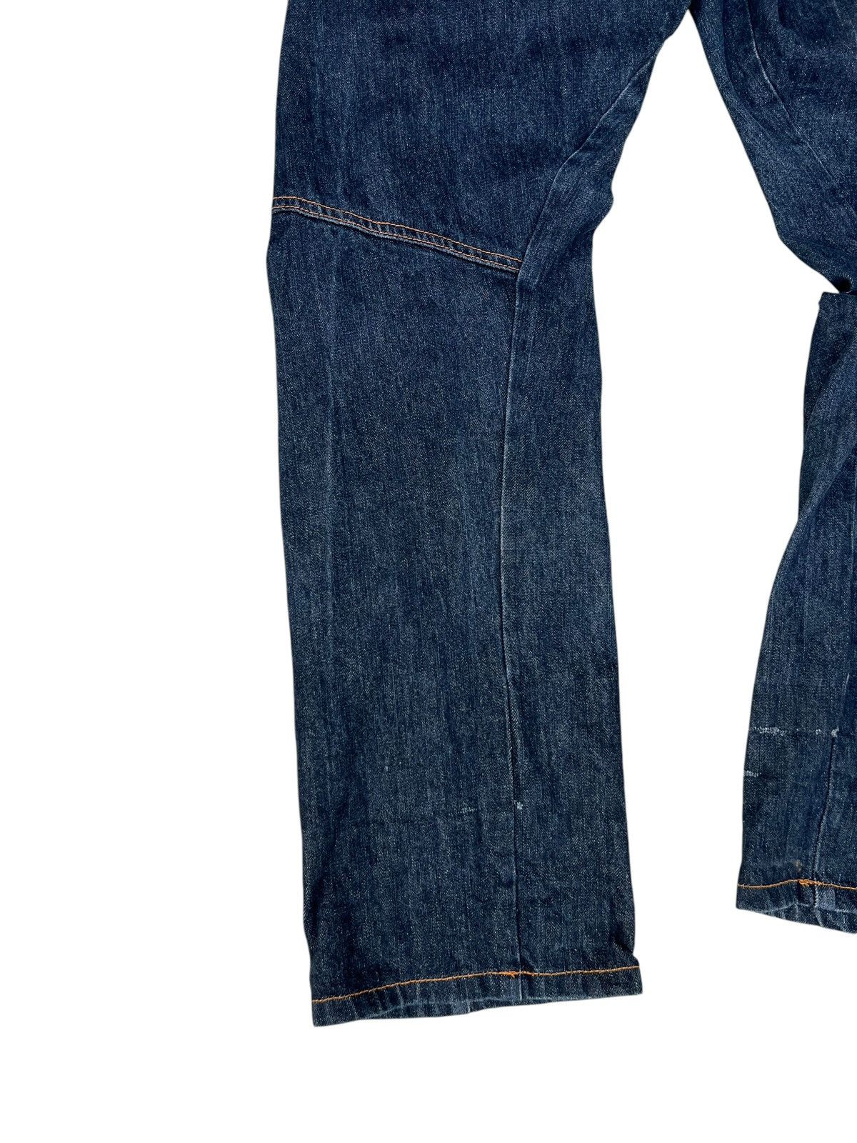 Vintage Double Waist Nylaus Clothing Japan Twisted Leg Denim Jeans Size US 31 - 14 Thumbnail