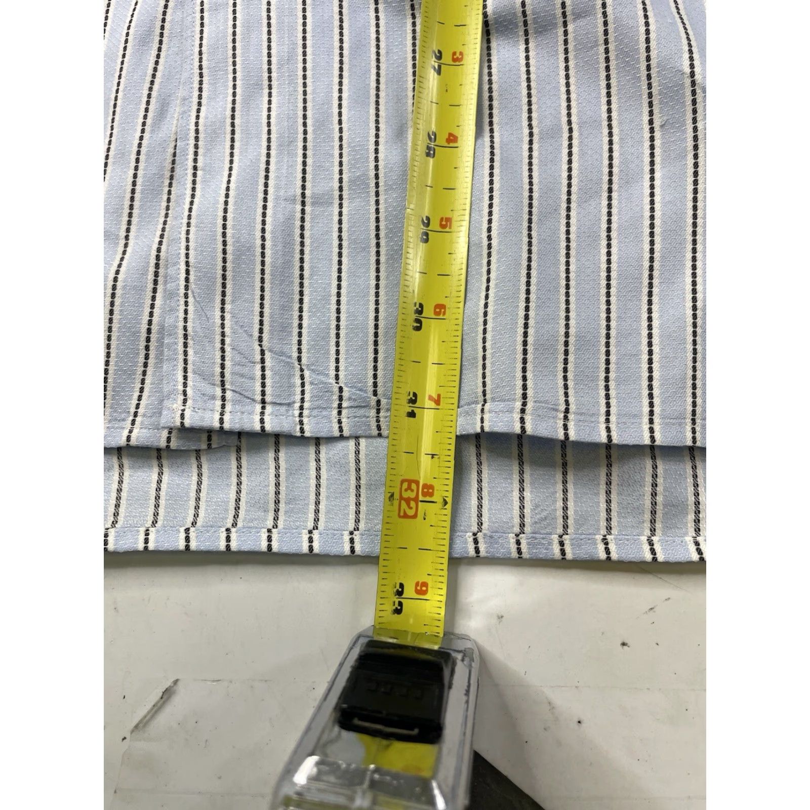 Ermenegildo Zegna Ermenegildo Zegna Dress Shirt Blue Striped Long Sleeve Mens Large Regular Fit Button Up Shirt Size 42R - 5 Thumbnail
