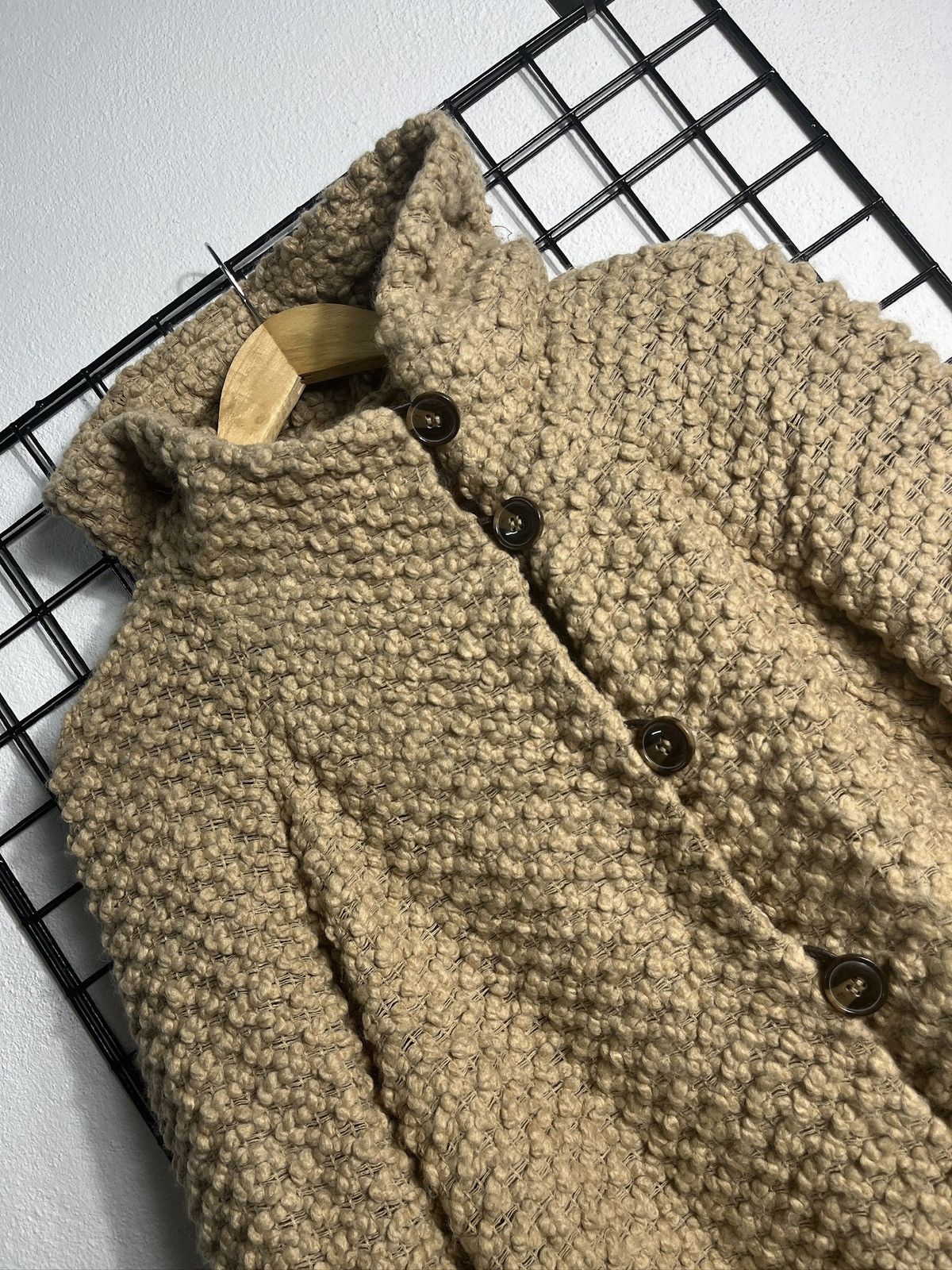 Tsumori Chisato Chunky Bubble Knit Hoodie