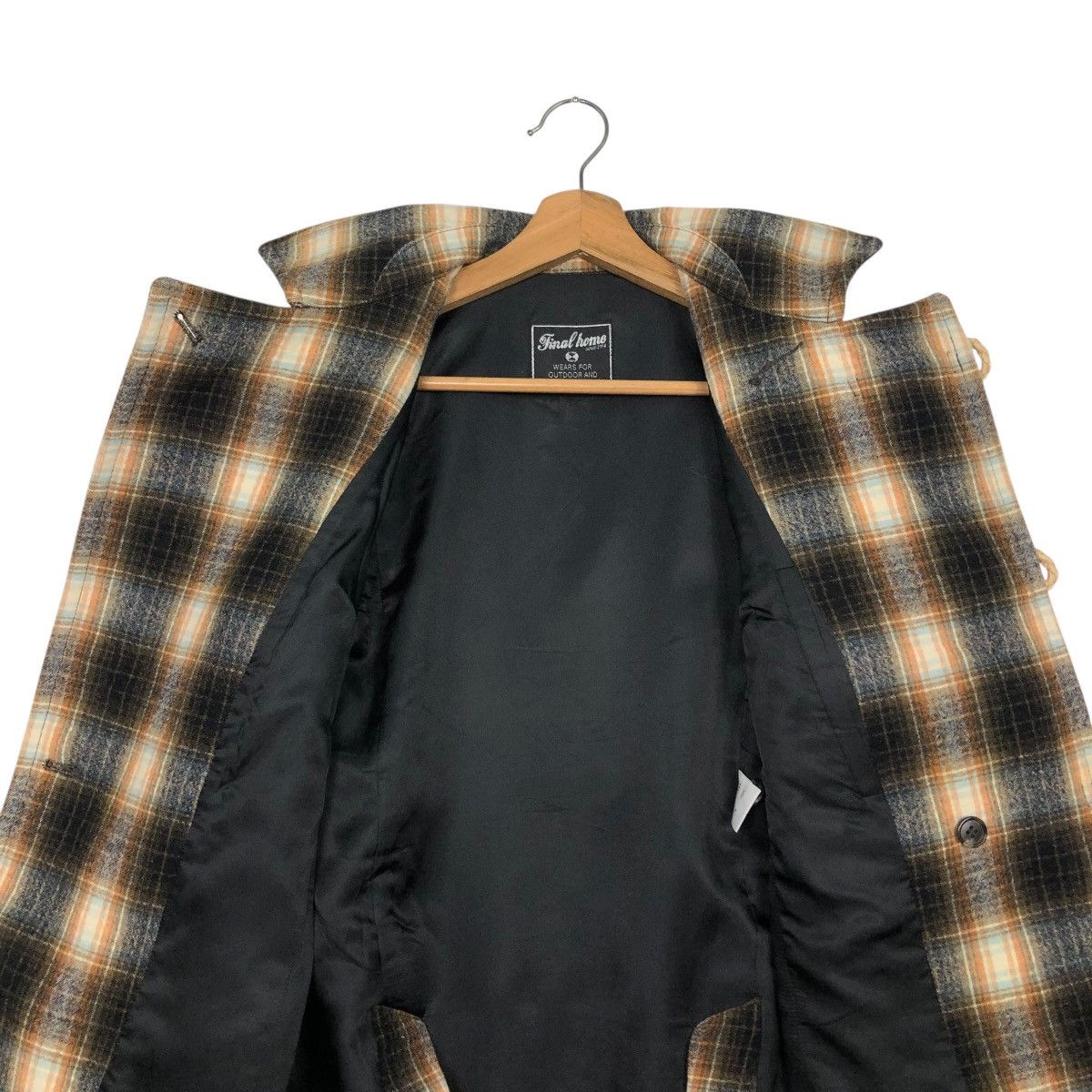 Final Home 🔥VINTAGE WOOL JACKET FINAL HOME ISSEY MIYAKE TARTAN DESIGN Size US XS / EU 42 / 0 - 16 Thumbnail