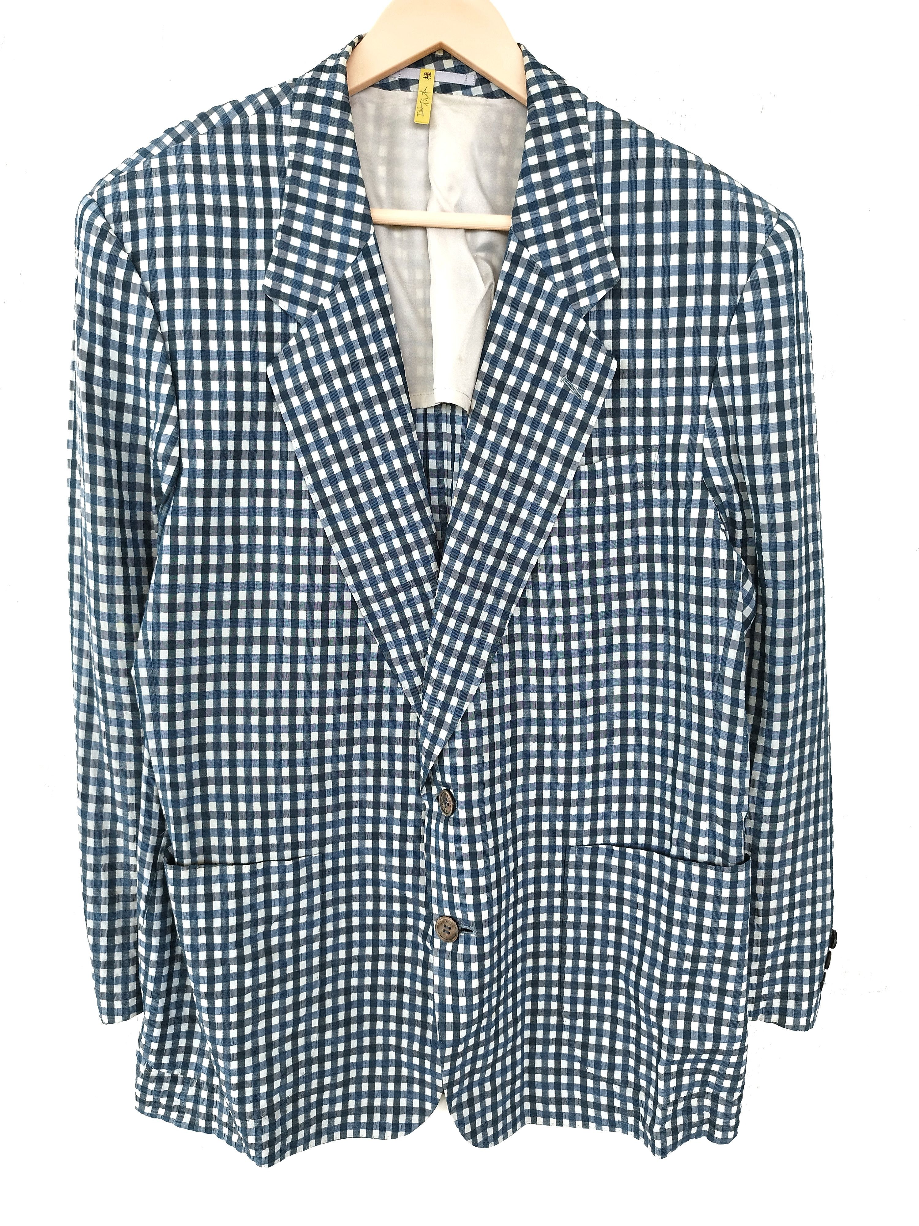 Lanvin Lanvin Paris plaid silk jacket Size US XL / EU 56 / 4 - 1 Thumbnail
