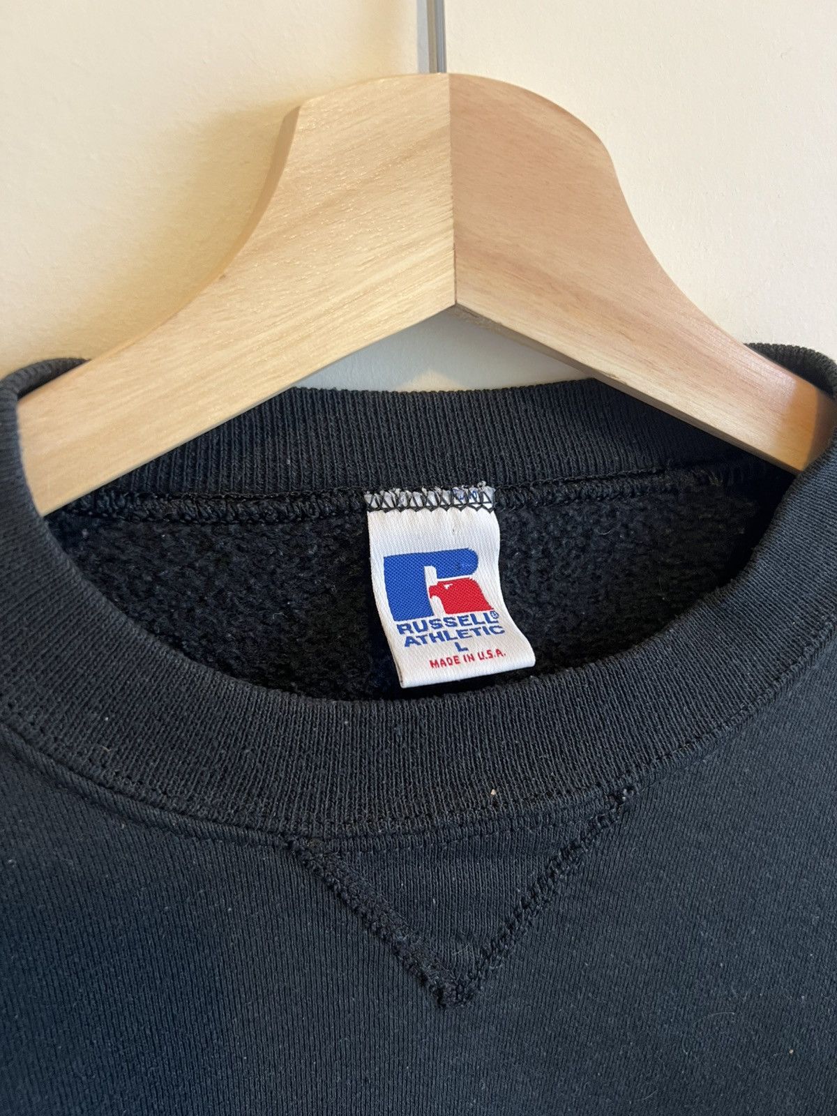 Russell Athletic × Vintage Vintage Russel Sweatshirt Made in USA Fade Size US L / EU 52-54 / 3 - 3 Thumbnail