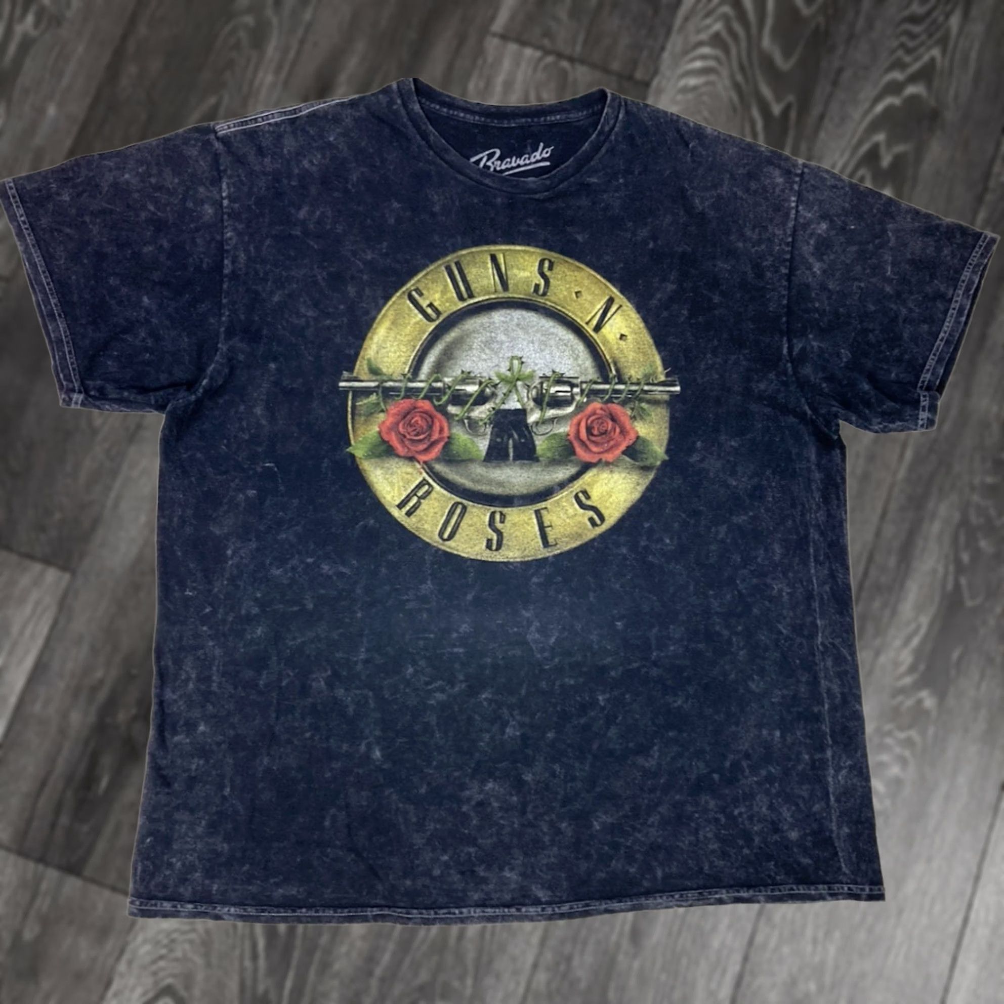 Bravado Guns N Roses Logo Graphic T-shirt Men Large Oversized Black Wash Music Shirt Size US L / EU 52-54 / 3 - 1 Thumbnail