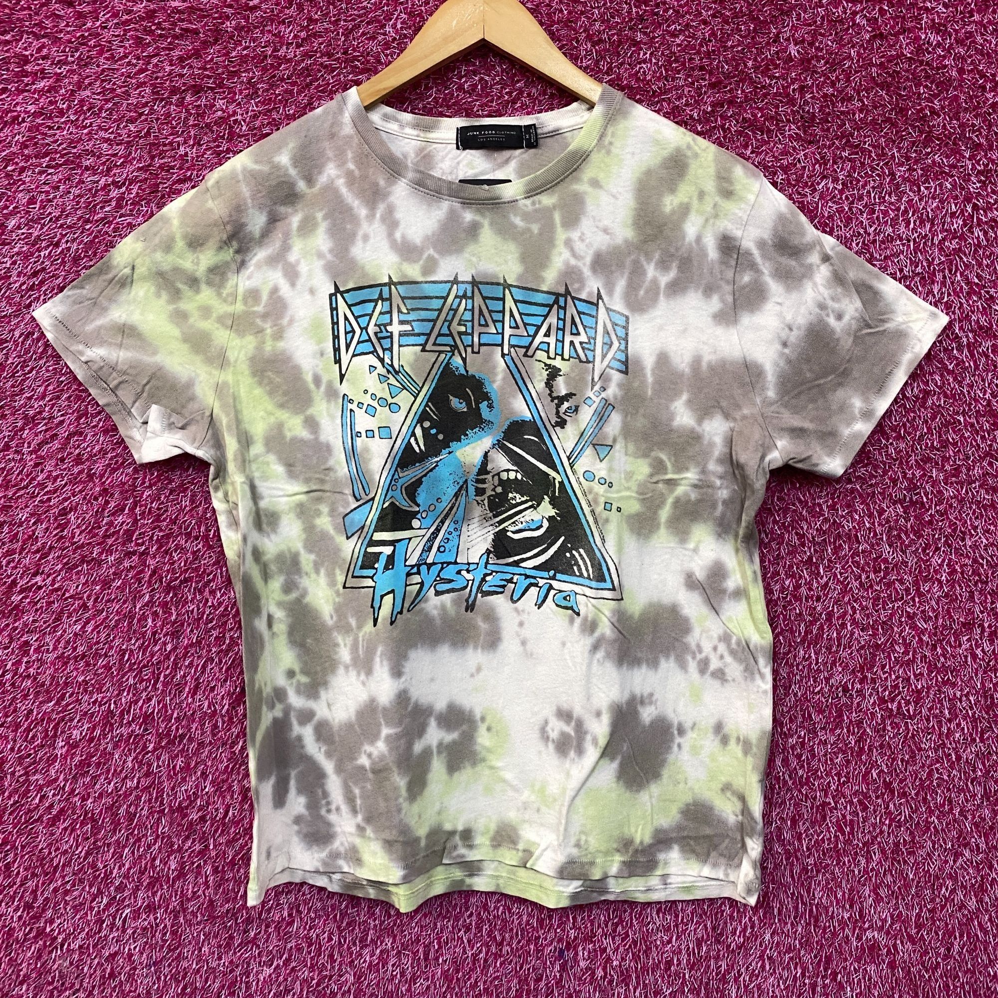Junk Food Def Leppard Hysteria Tie-Dye Graphic T-Shirt Medium Size US M / EU 48-50 / 2 - 1 Thumbnail