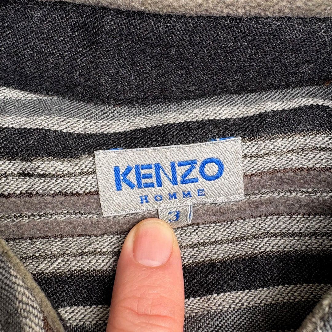 Kenzo Kenzo 1990 90s Vintage L/S Flannel Japan Made Rare Shirt Size US XL / EU 56 / 4 - 4 Thumbnail