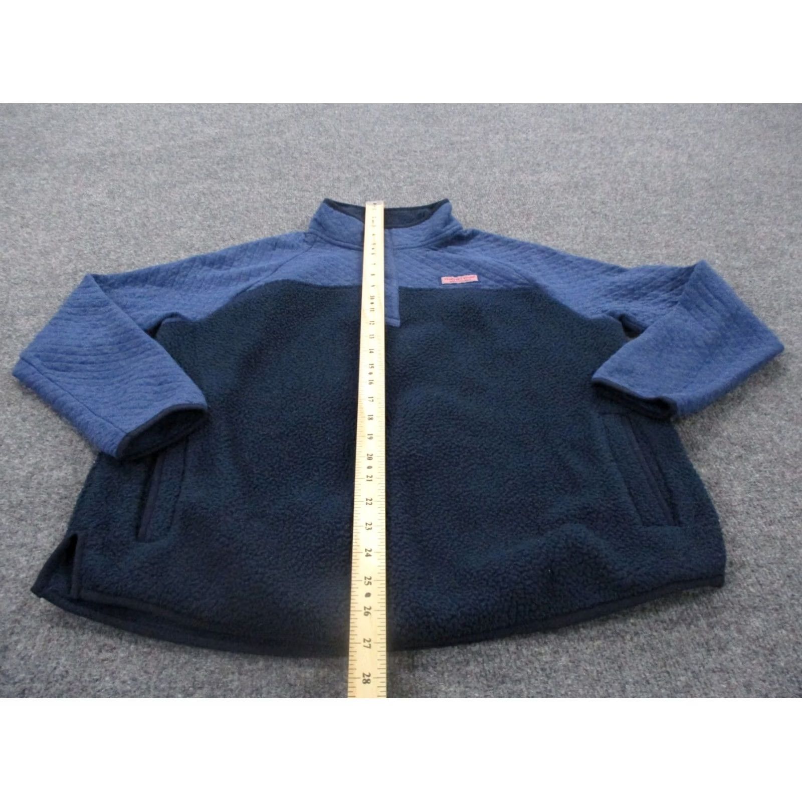 Vineyard Vines Vineyard Vines Jacket Womens M Blue Snap Pullover Jumper Oversized Outdoors Size M / US 6-8 / IT 42-44 - 3 Thumbnail