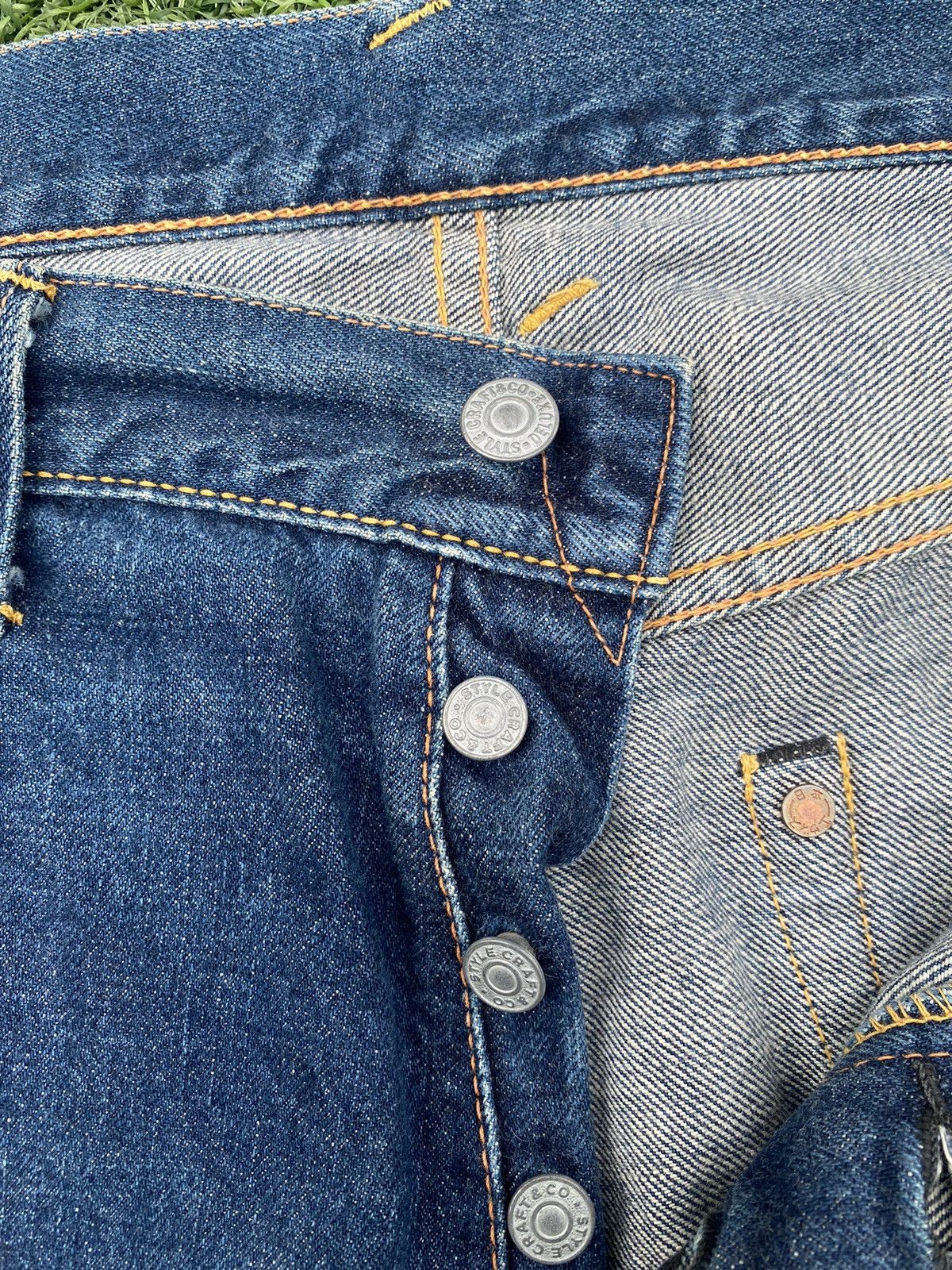 Evisu EVISU RED SEA GULL MADE IN JAPAN SELVEDGE JEANS Size US 34 / EU 50 - 7 Thumbnail