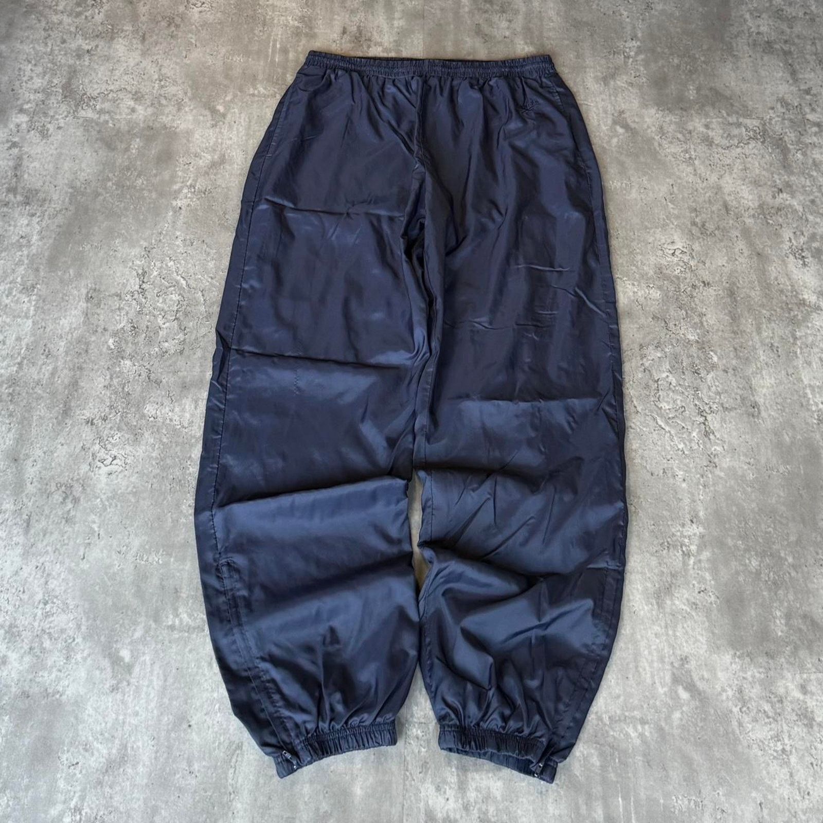 Japanese Brand × Reebok × Vintage Vintage Y2K Reebok Blue Baggy Grunge Opium Tech Sweatpants Size US 36 / EU 52 - 1 Thumbnail