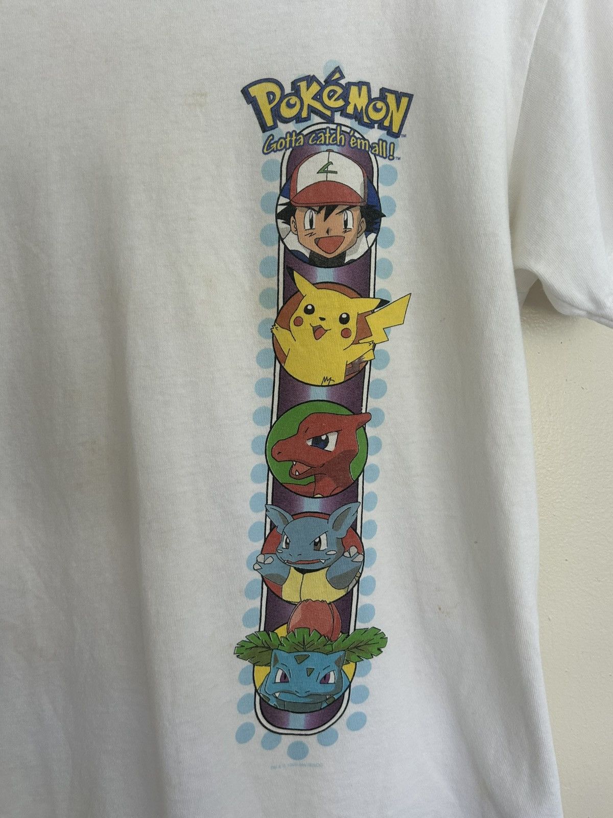 Pokemon 1999 Pokémon Starters Evolutions Graphic T-shirt Size US XXS / EU 40 - 1 Thumbnail