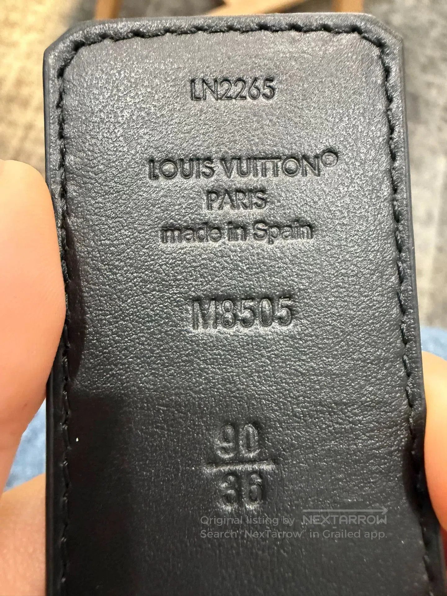 Louis Vuitton Louis Vuitton Monogram Belt. Size ONE SIZE - 3 Thumbnail