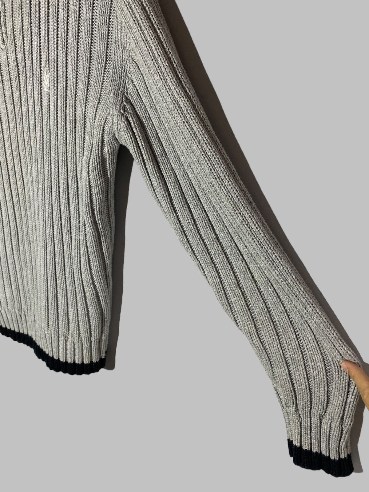 Yves Saint Laurent YSL Yves Saint Laurent 1/4 Zip Knit Pullover Vintage Sweater Size US L / EU 52-54 / 3 - 9 Thumbnail