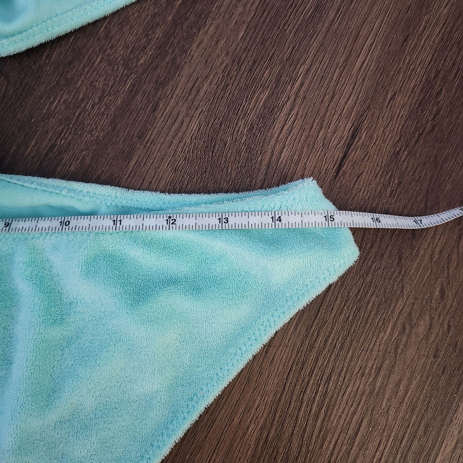 Lisa Marie Fernandez Lisa Marie Fernandez Stretch - Cotton Terry Swimsuit Blue 4 Size ONE SIZE - 5 Thumbnail