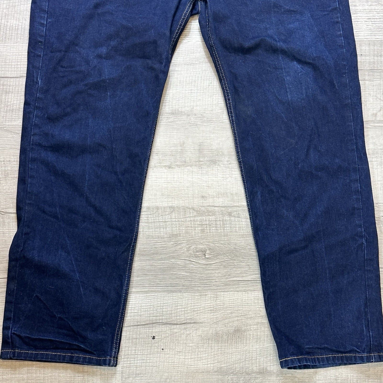 Levi's Levis 550 Jeans 42x34 Relaxed Fit Straight Leg Dark Men's Size US 42 / EU 58 - 3 Thumbnail