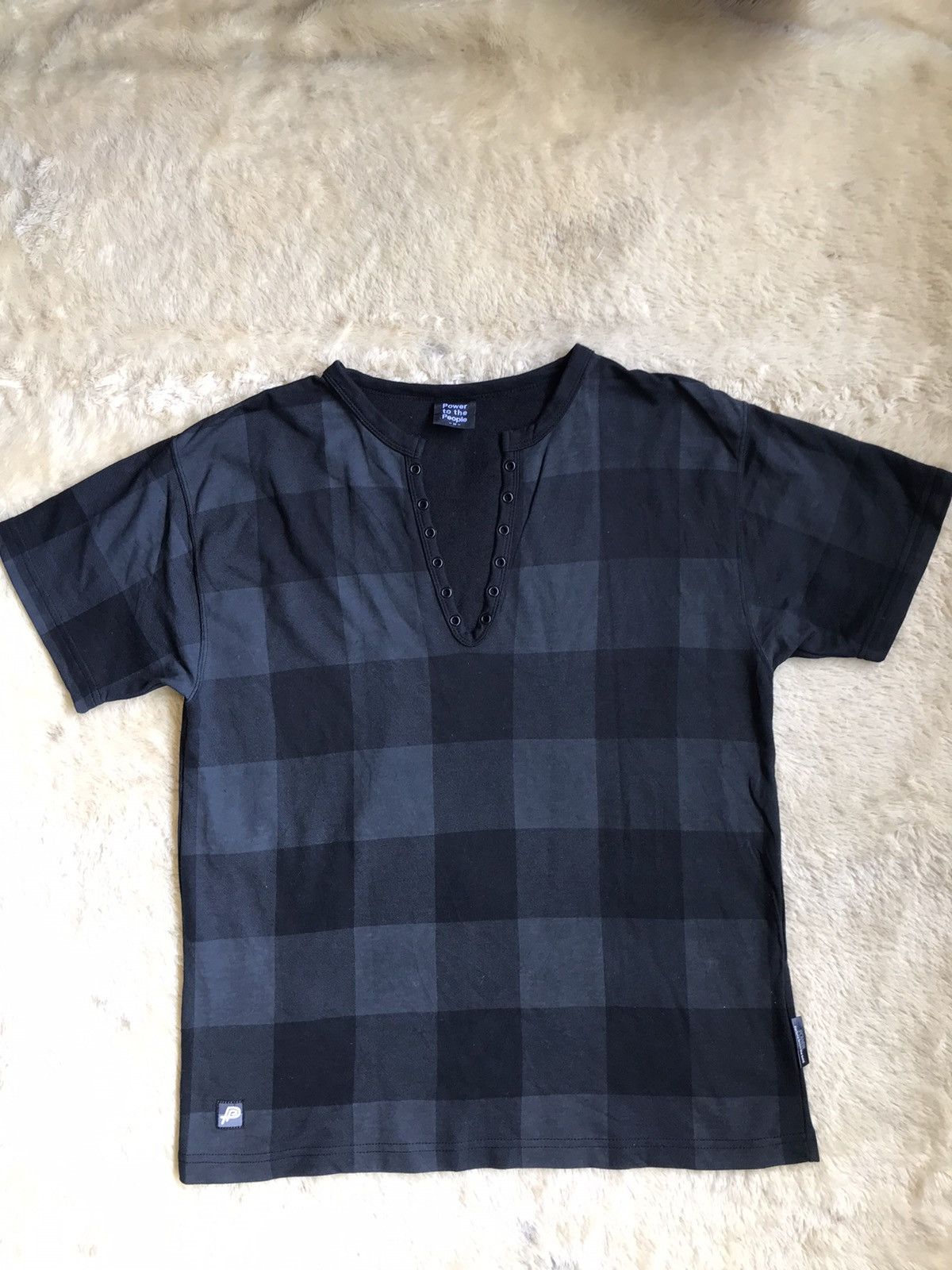 Vintage Japanese Tartan Short Sleeve By Power To The People Size US L / EU 52-54 / 3 - 1 Thumbnail
