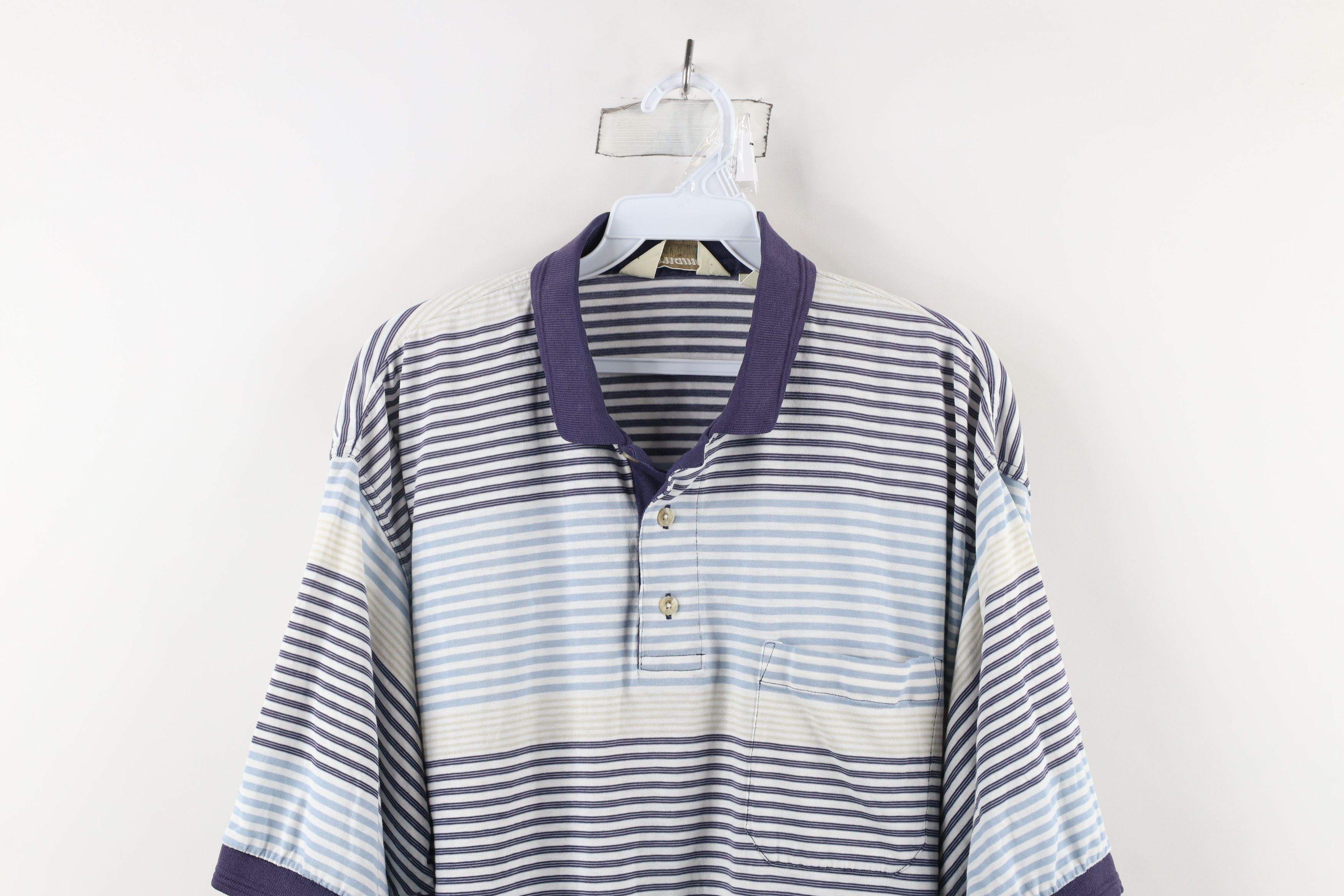 Vintage Vintage 90s Streetwear Pocket Collared Golf Polo Shirt Size US L / EU 52-54 / 3 - 2 Thumbnail