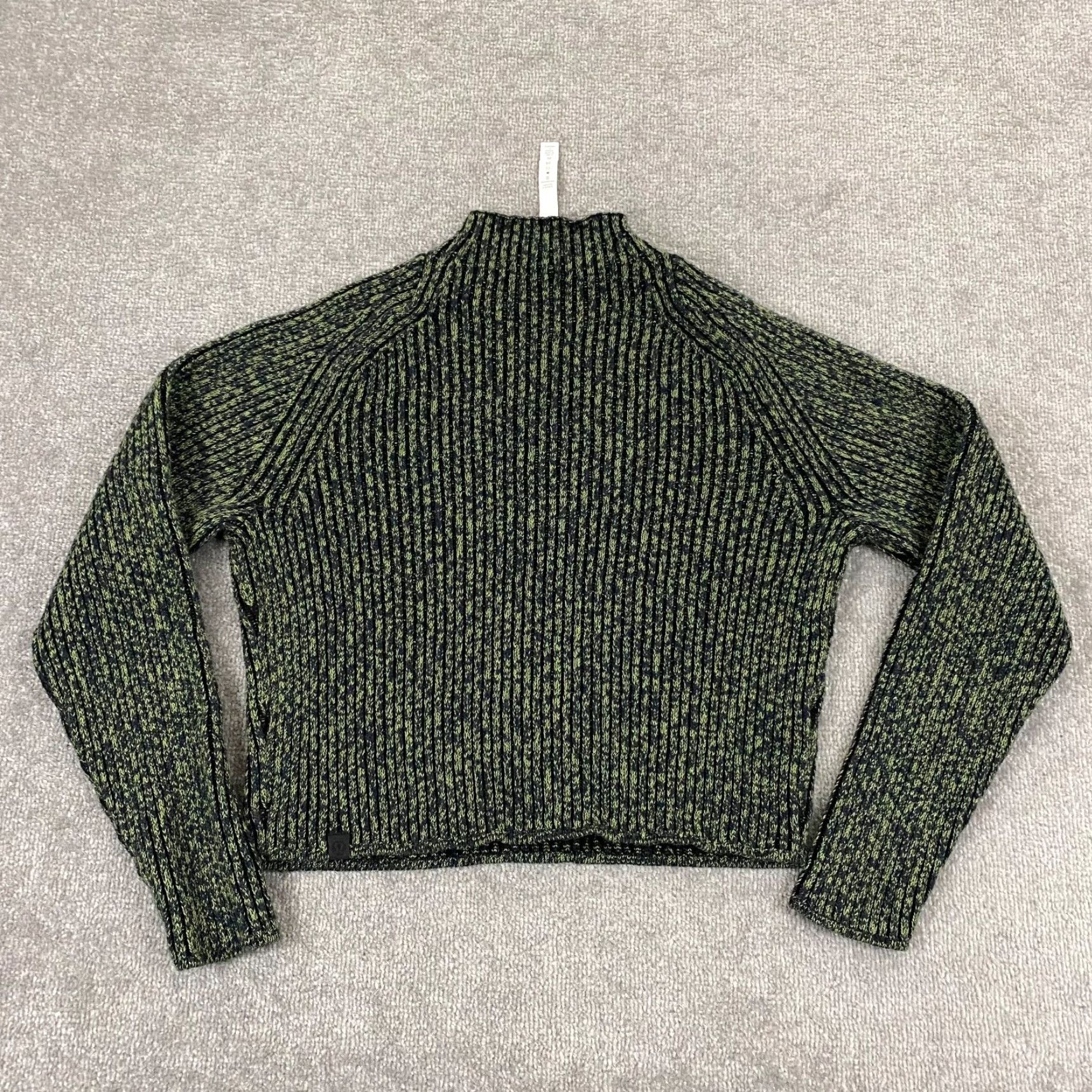 Lululemon VINTAGE Lululemon Sweater Women's 8 Knit Heavyweight Mock Neck Pullover Green Fall Winter Casual, Workwear Size M / US 6-8 / IT 42-44 - 2 Thumbnail