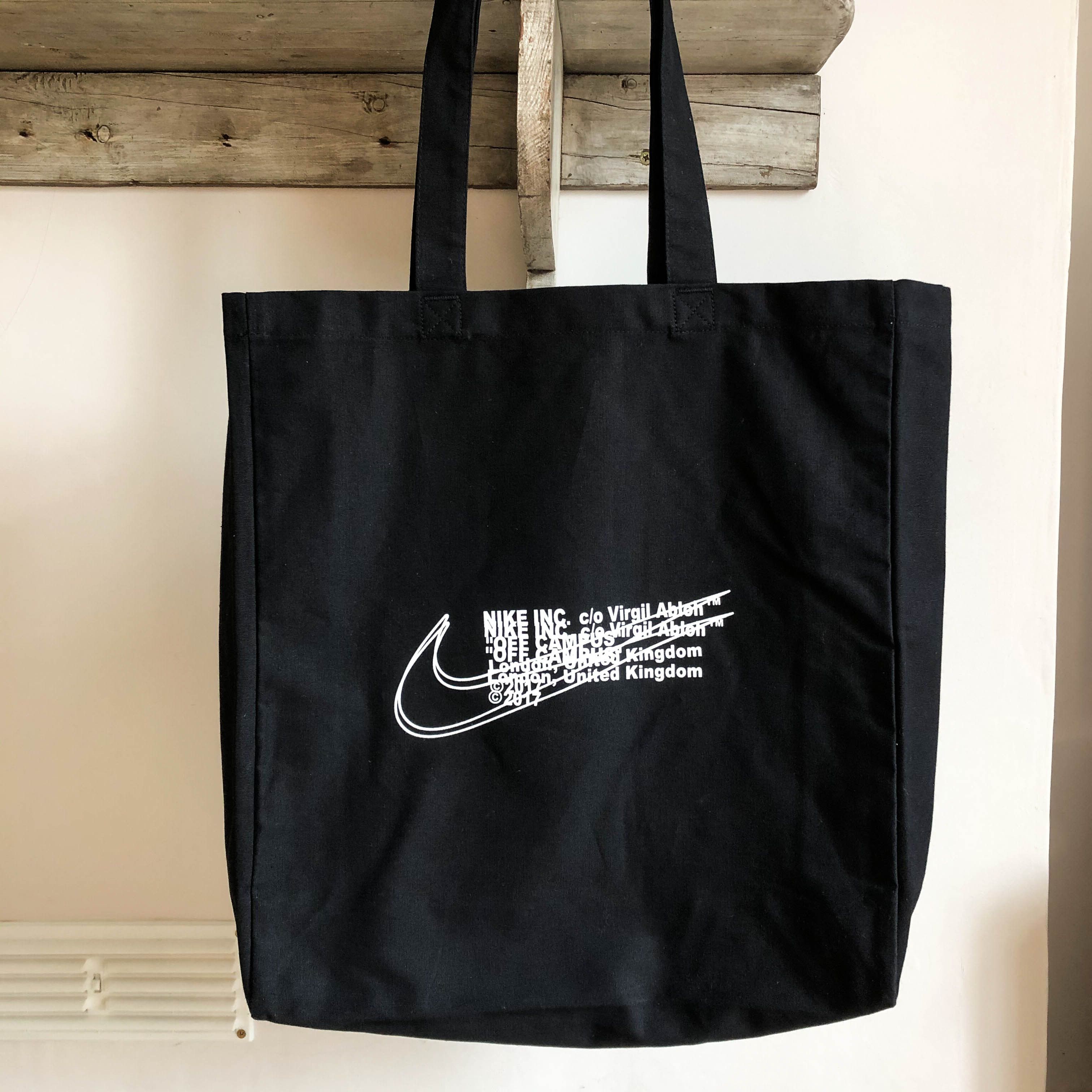 Tote bag nike off white sale