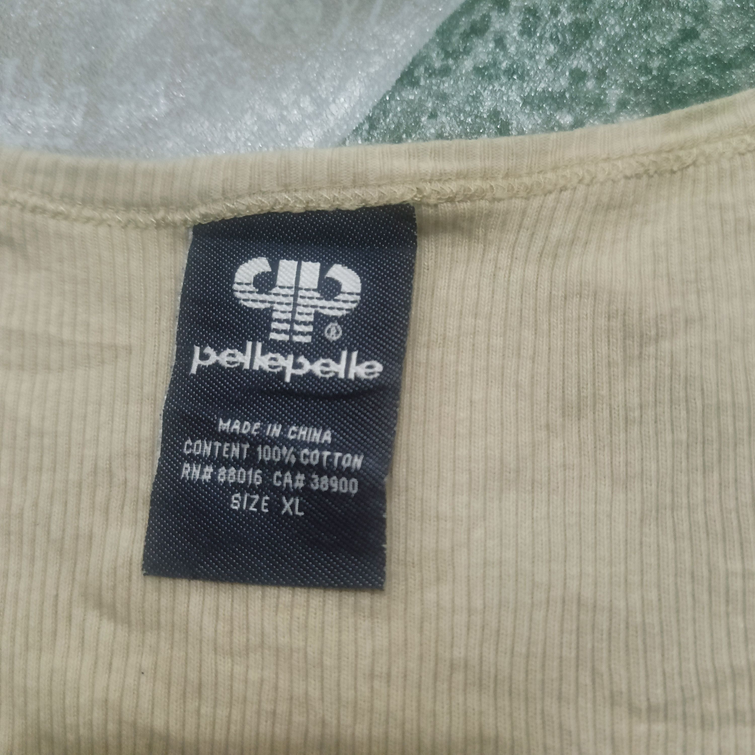 Pelle Pelle × Vintage Rare Pelle Pelle Tank Top Sleeveless Stretchable Size US M / EU 48-50 / 2 - 3 Thumbnail