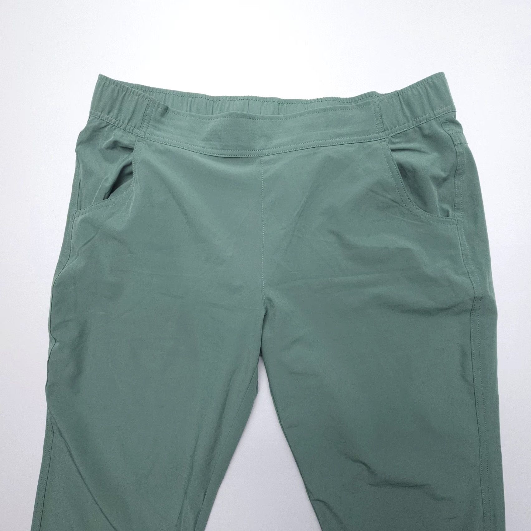 Eddie Bauer Eddie Bauer Ladies Traveler Pants Womens Large Green Pull On Stretch Hiking Tech Pants Size 36" / US 14 / IT 50 - 3 Thumbnail