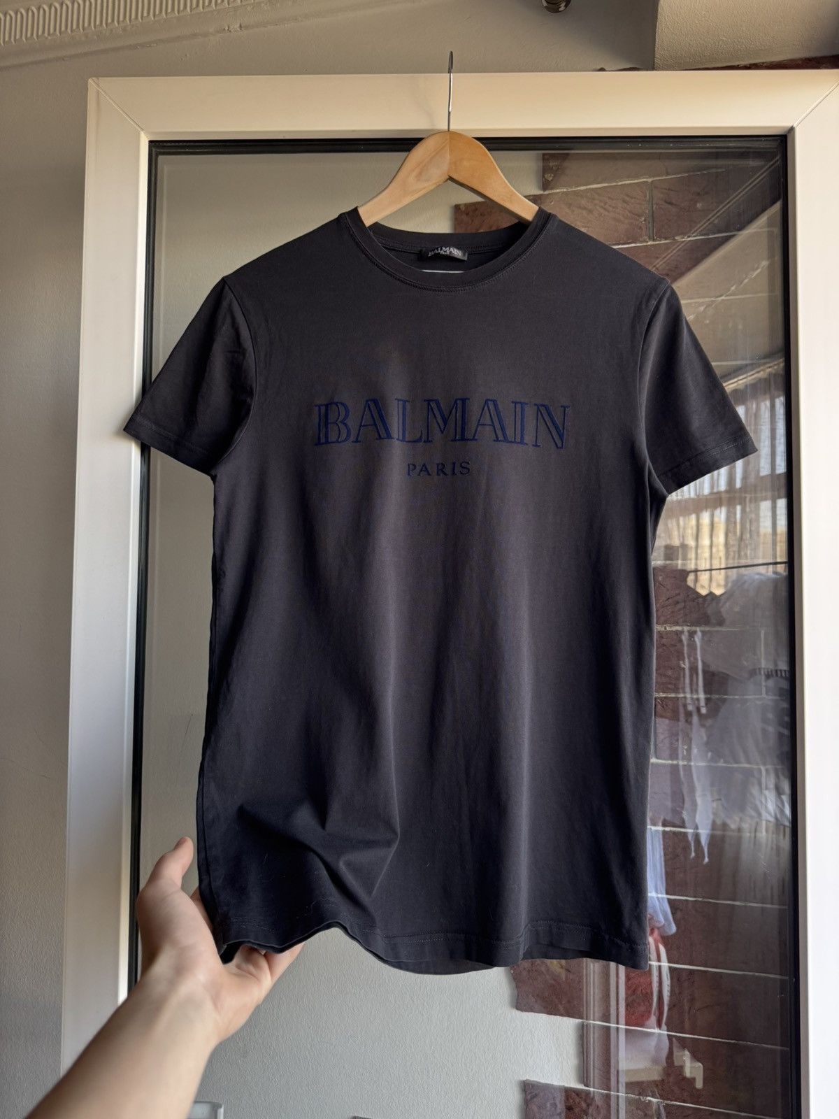 Balmain Balman Dark Blue Tshirt Size US S / EU 44-46 / 1 - 3 Thumbnail