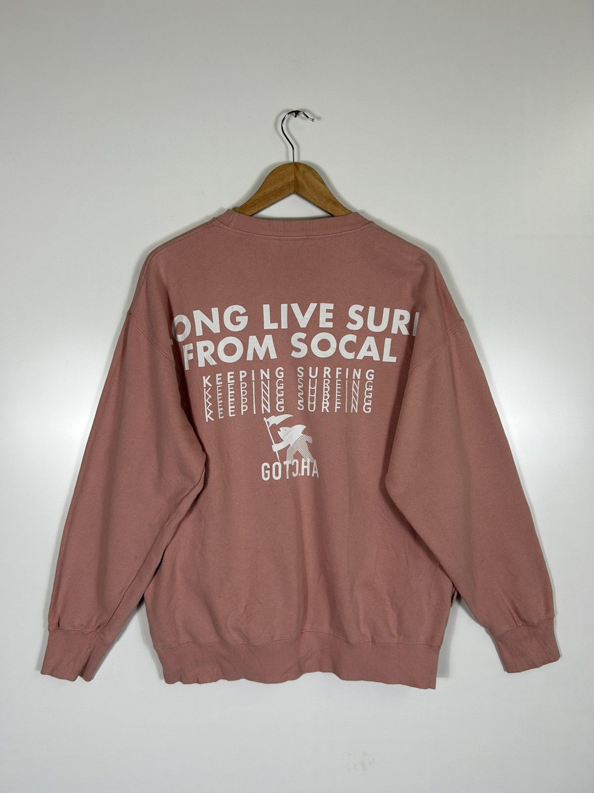 Gotcha 🔥Gotcha Surfingwear Sweatshirt Peach Colour - L Size US L / EU 52-54 / 3 - 1 Thumbnail