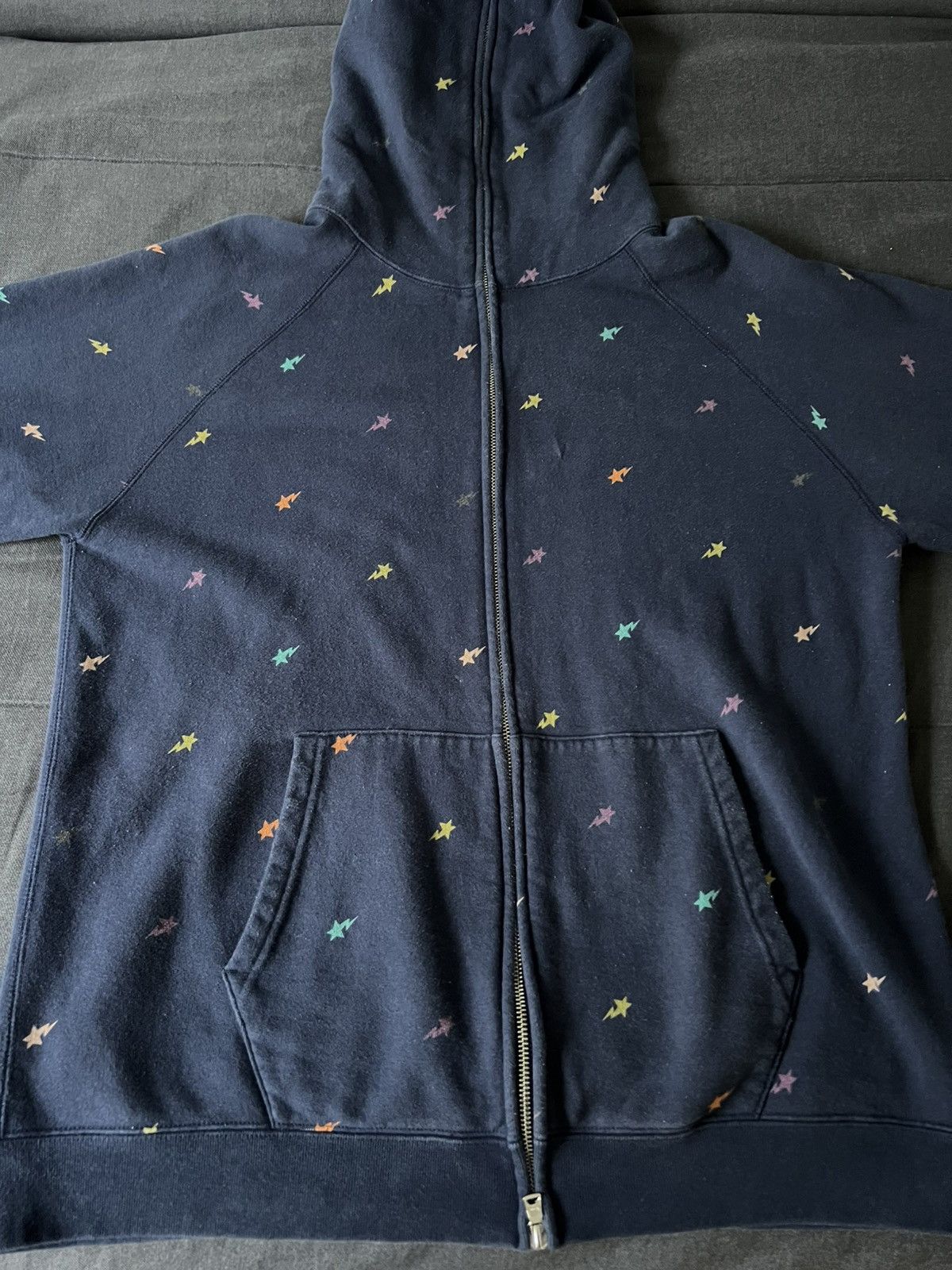 Bape Bape sta all over hoodie navy Size US XL / EU 56 / 4 - 1 Thumbnail